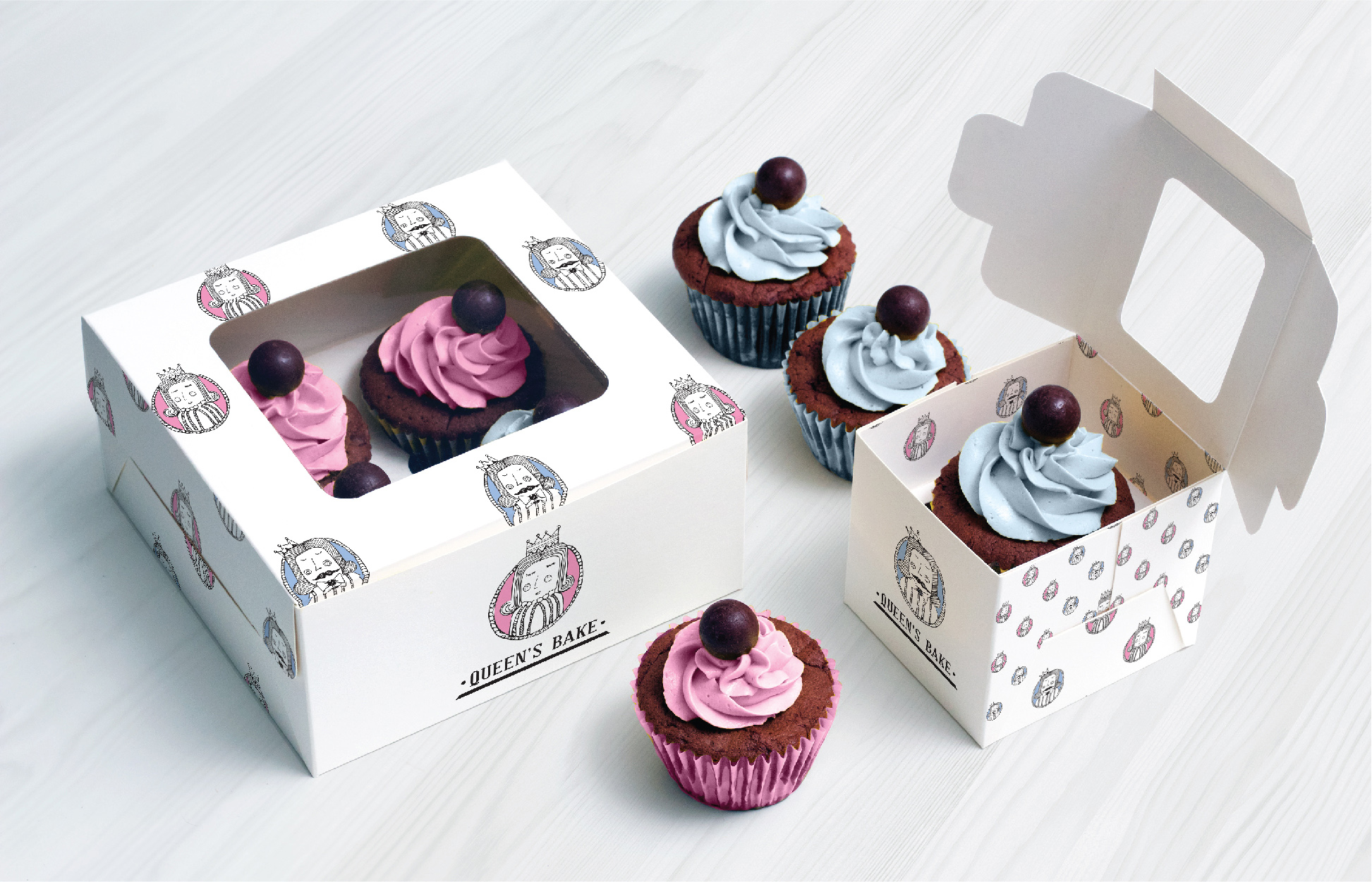 Queen’s Bake Branding by Liquid Advertising