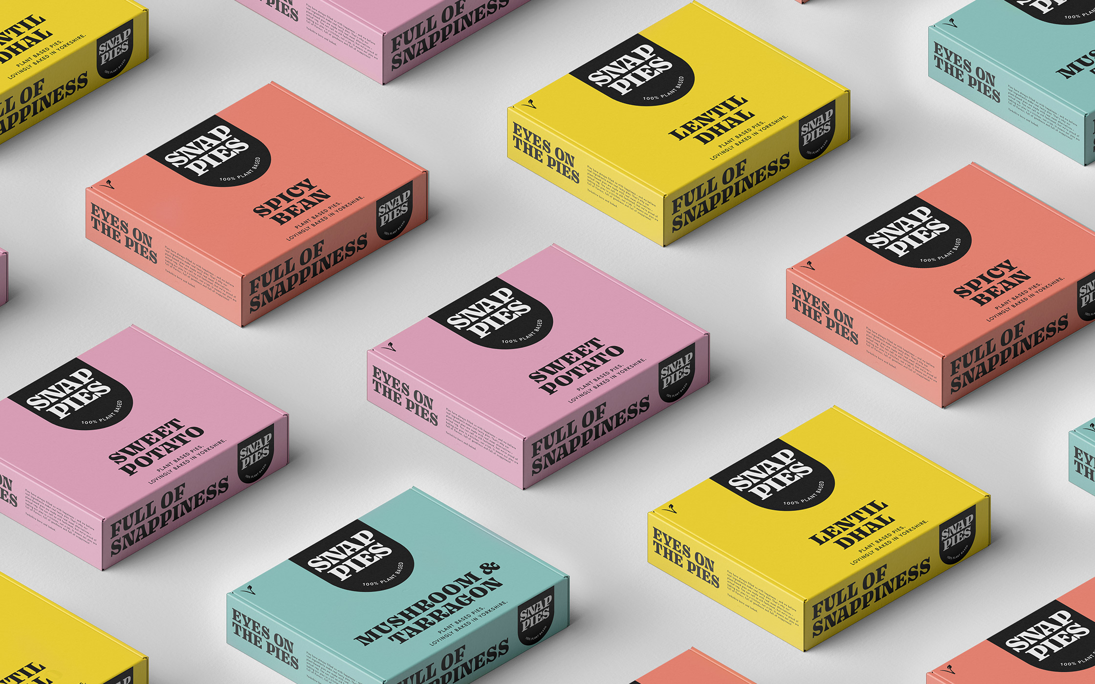 AllGood Branding for Plant-Based Snap Pies, Like a Vegan Working in Butchers