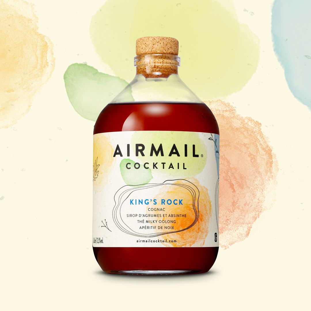 Maison Linea Agency Creates Labels for Airmail Cocktail Ready-to-Drink