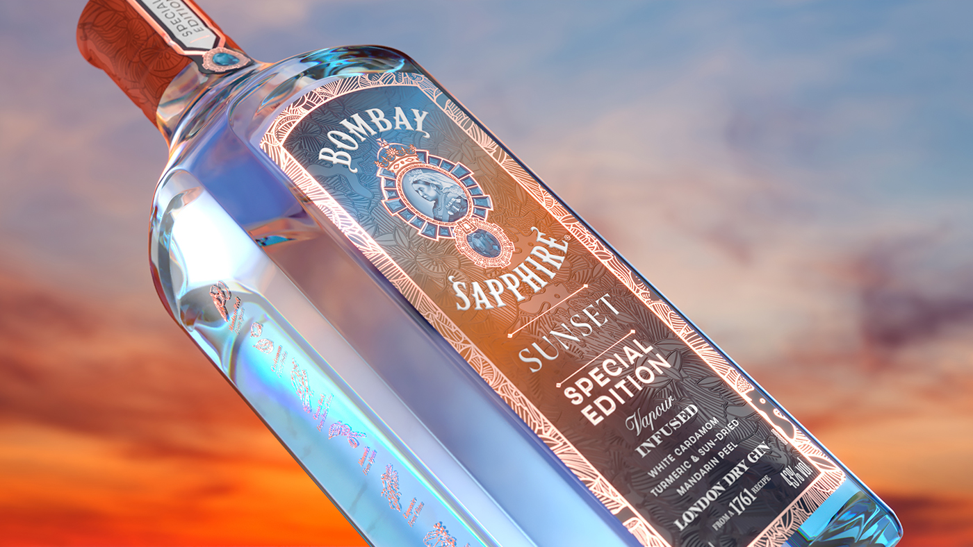 Capturing the Glow of Bombay Sapphire Sunset in Latest Design by Knockout