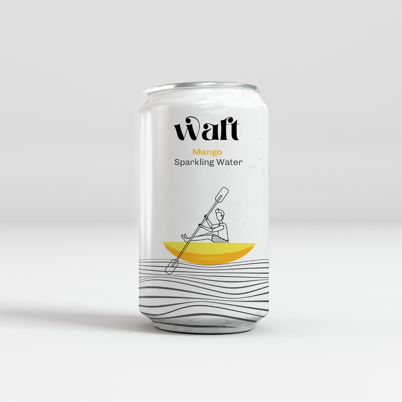 waft Flavoured Sparkling Water Packaging Design