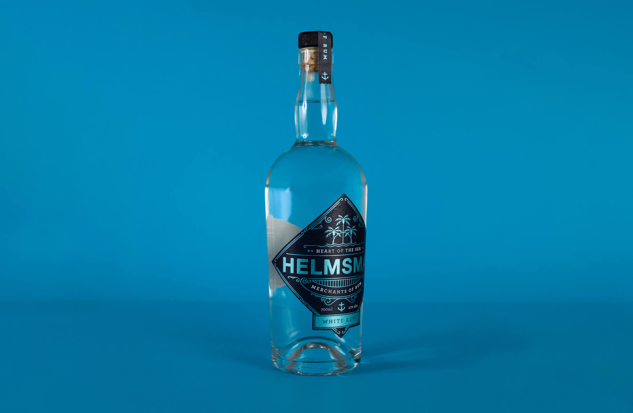 Packaging Label Design for Helmsman White Rum by Society