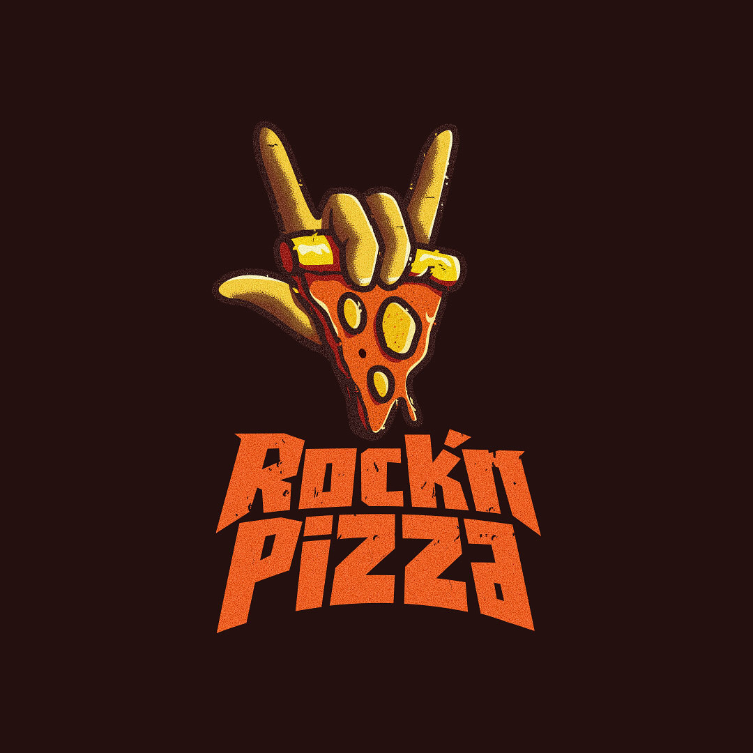An Unpublished Concept for Rockin Pizza Branding