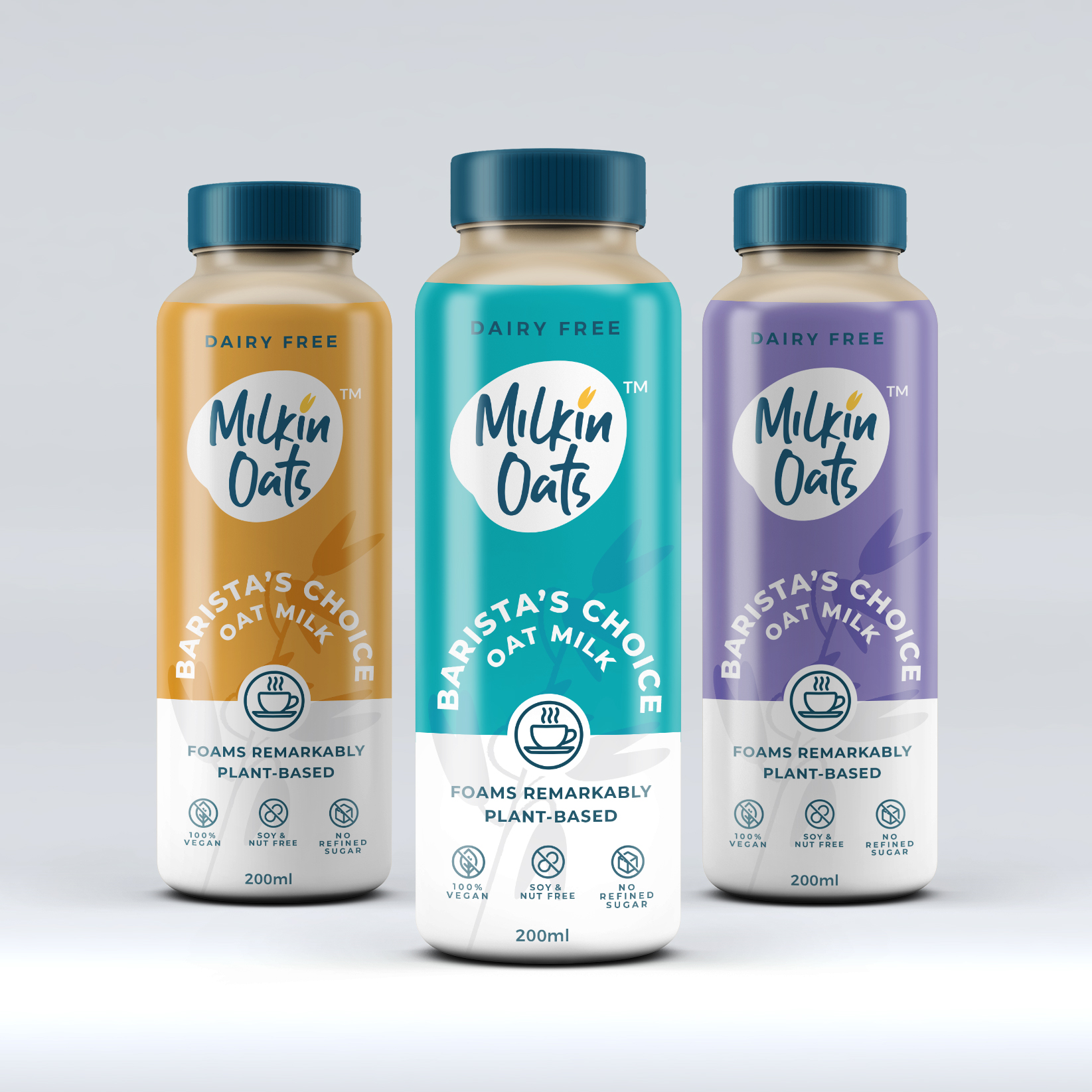 Branding and Packaging Design for Milkin Oats by Urvi Jaidka