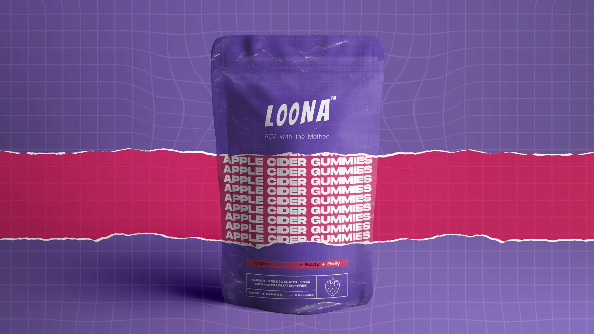 Brand Identity and Packaging for Pharmaceutical-Grade Line Products Loona