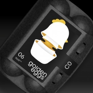 Student Packaging Design Concept for Golden Eggs