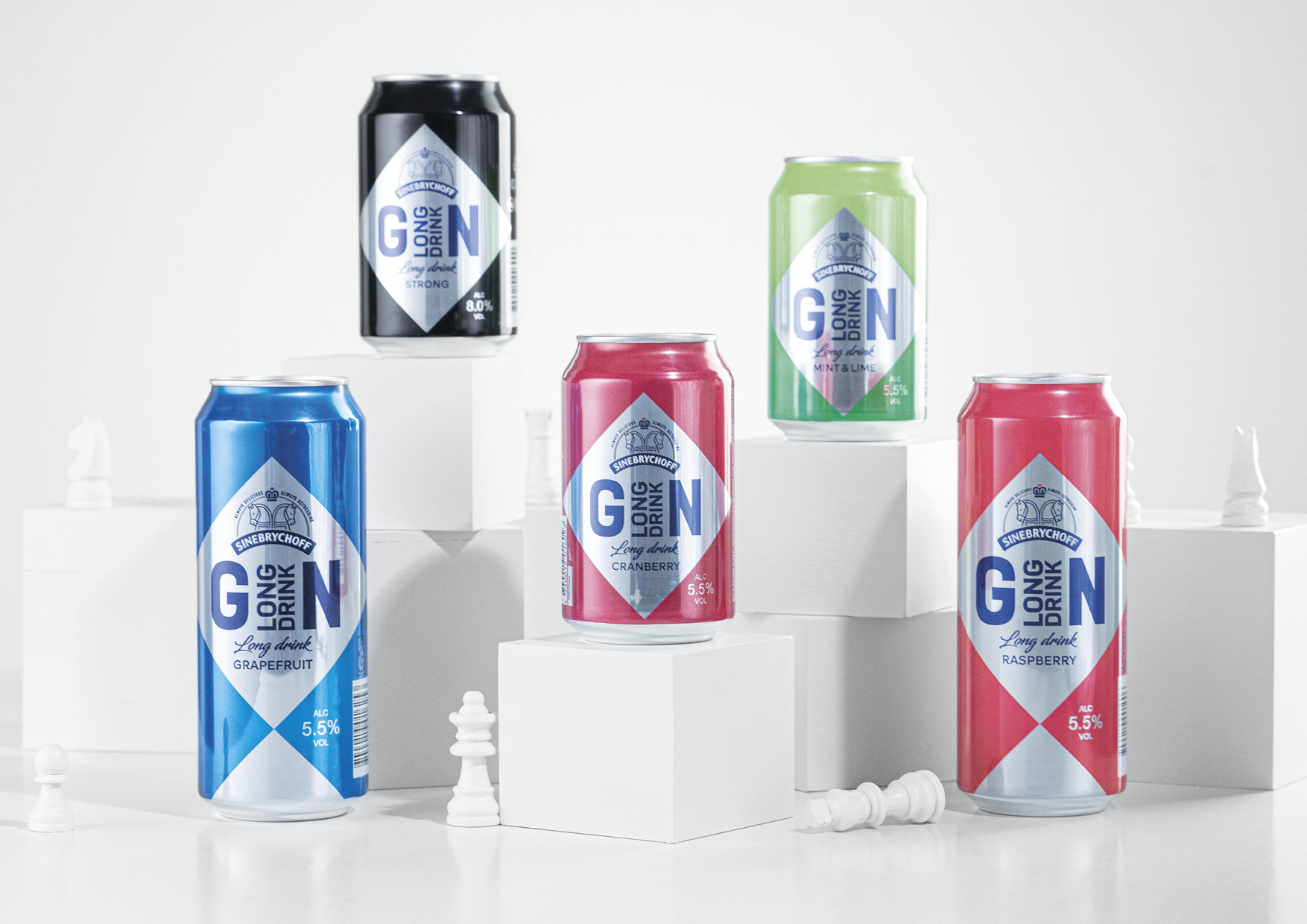 Division Created Packaging Refresh Sinebrychoff Long Drink