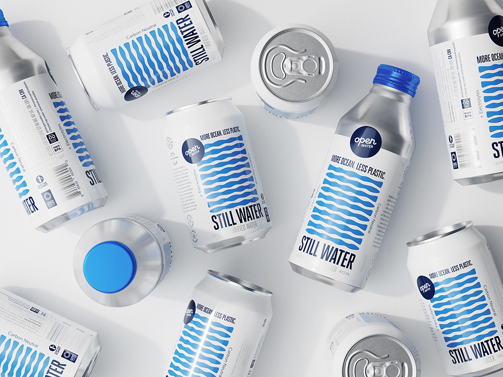 Products — Open Water  Canned water for clean oceans