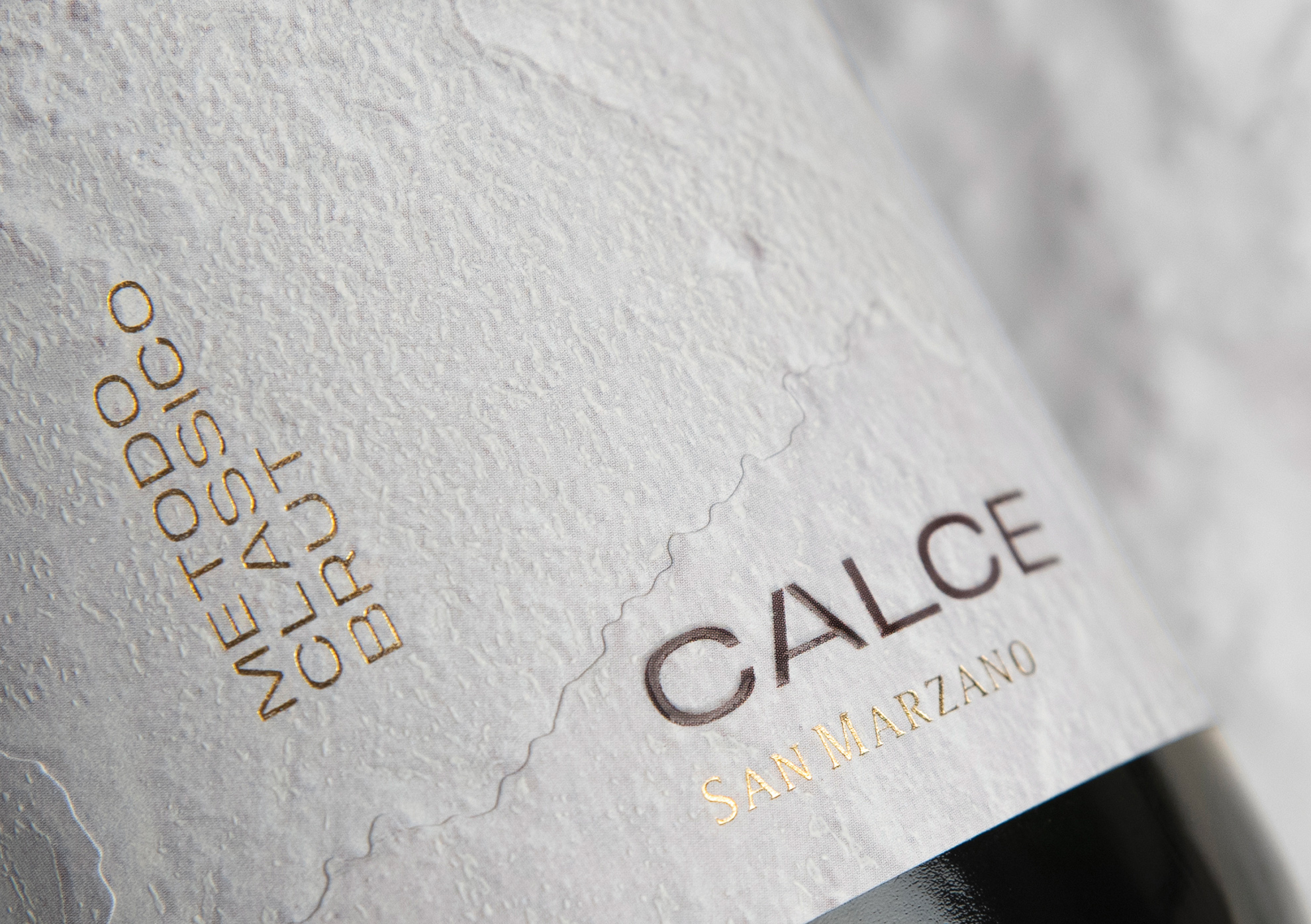 Calce Metodo Classico Brut Label Packaging Design by Usopposto