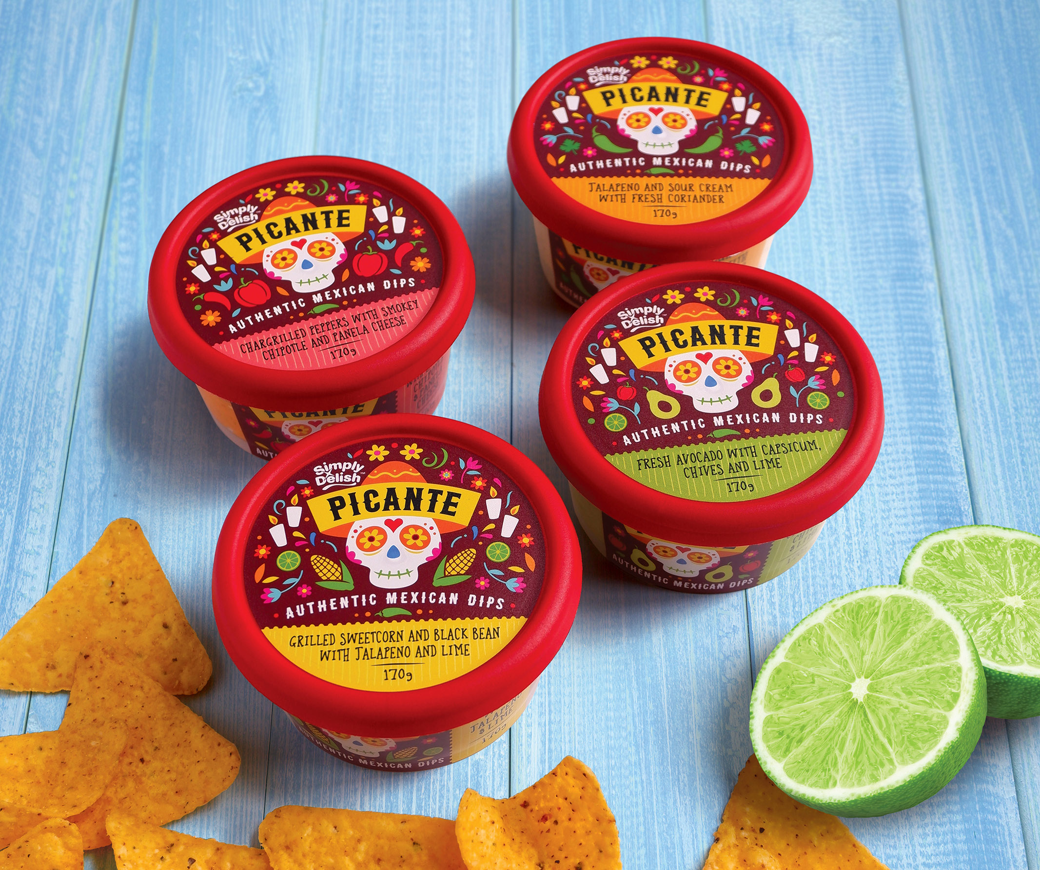 Picante Breaks into the Australian Dip Category with Vibrant Branding by Asprey Creative