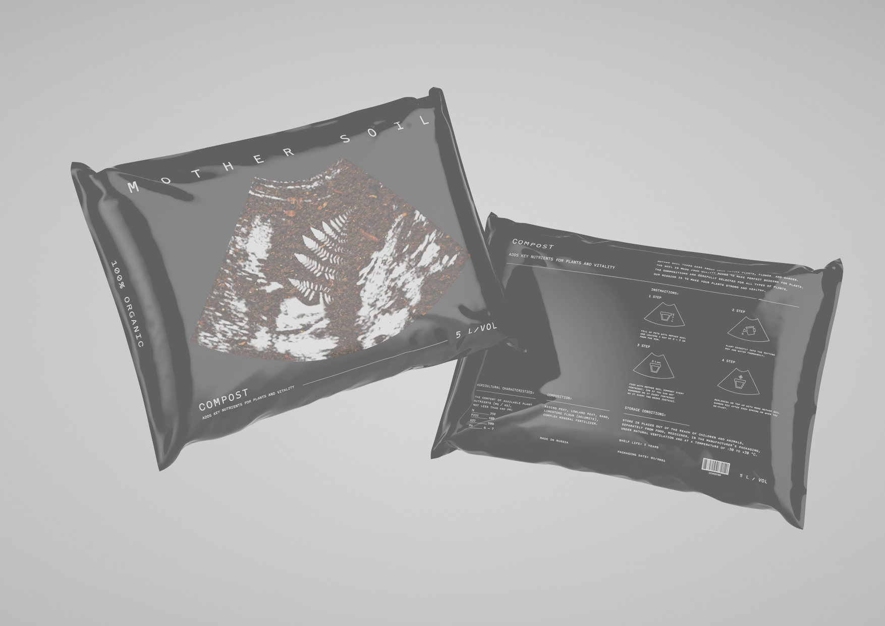 Mother Soil for Planting Packaging Concept