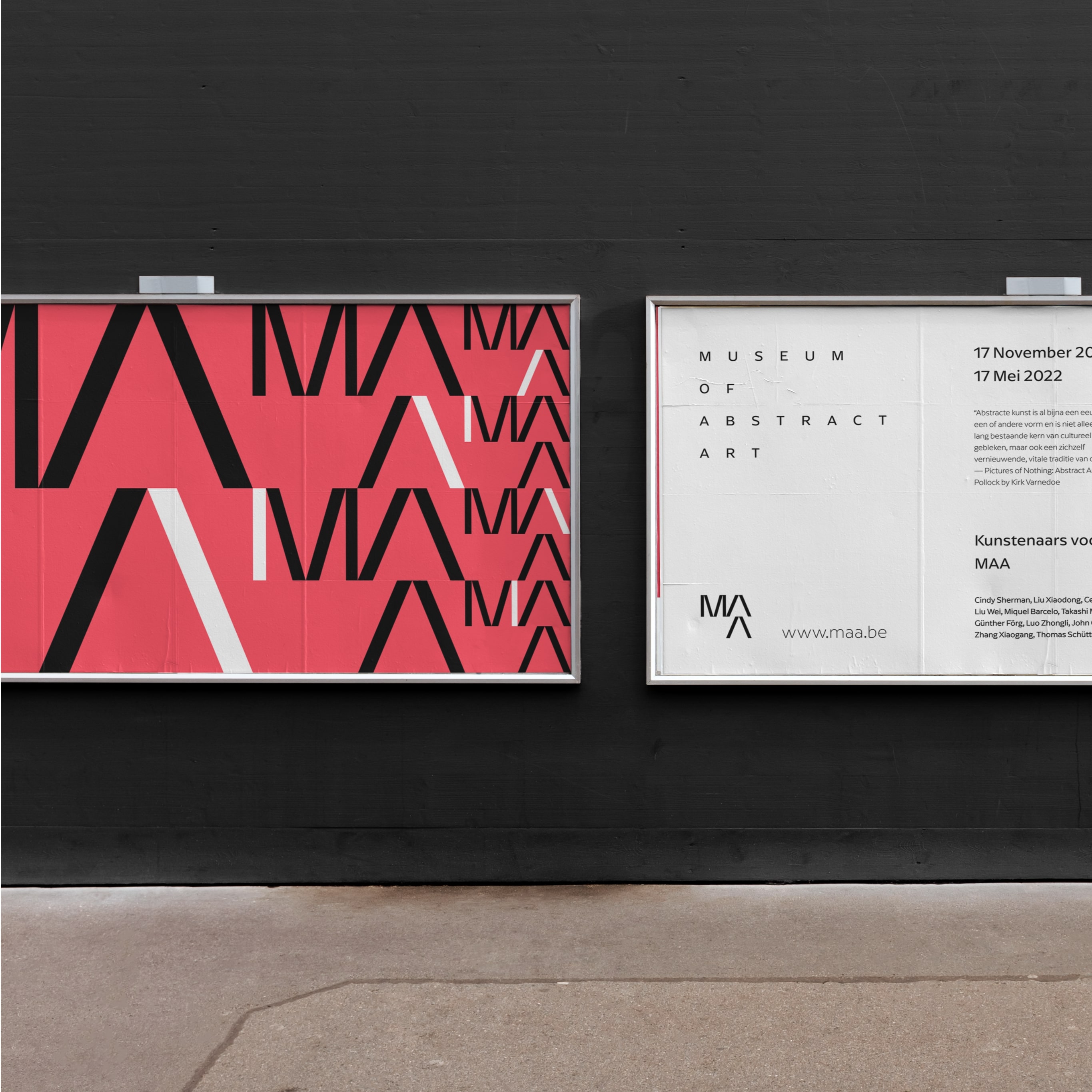 Student Concept Branding for Museum of Abstract Art