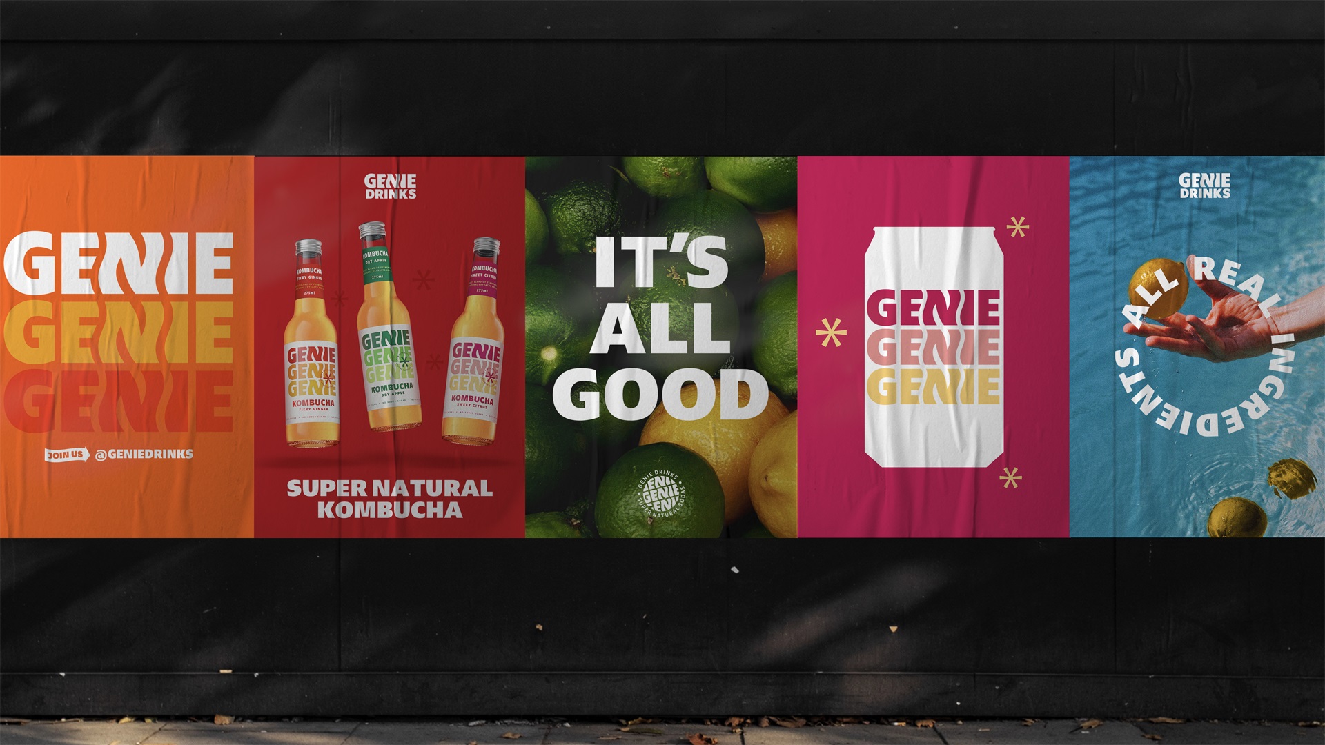 Genie Drinks Unveils Major Rebrand by Bulletproof - World Brand Design ...