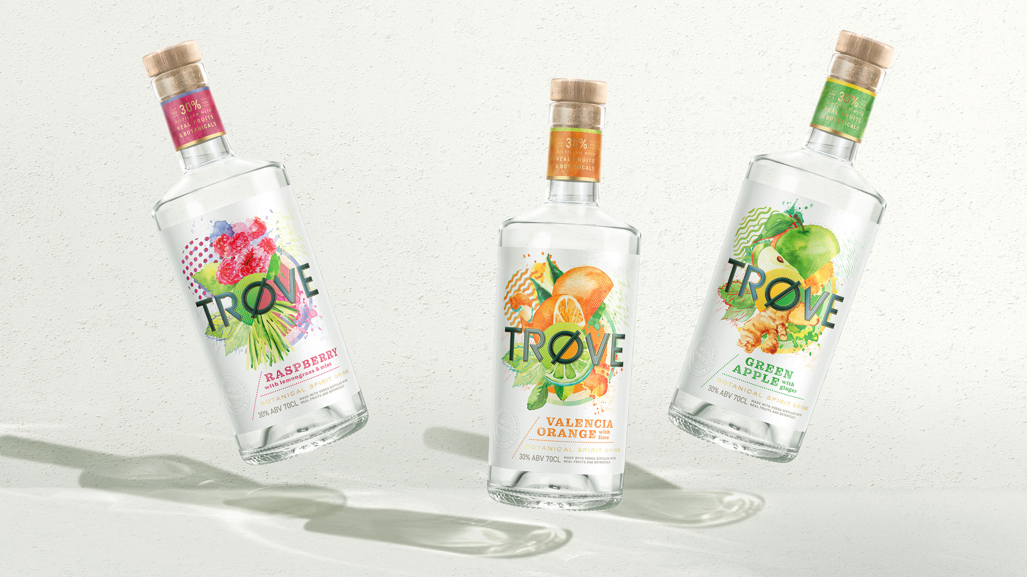 Trøve Low ABV Botanical Spirits Brand Creation by Butterfly Cannon