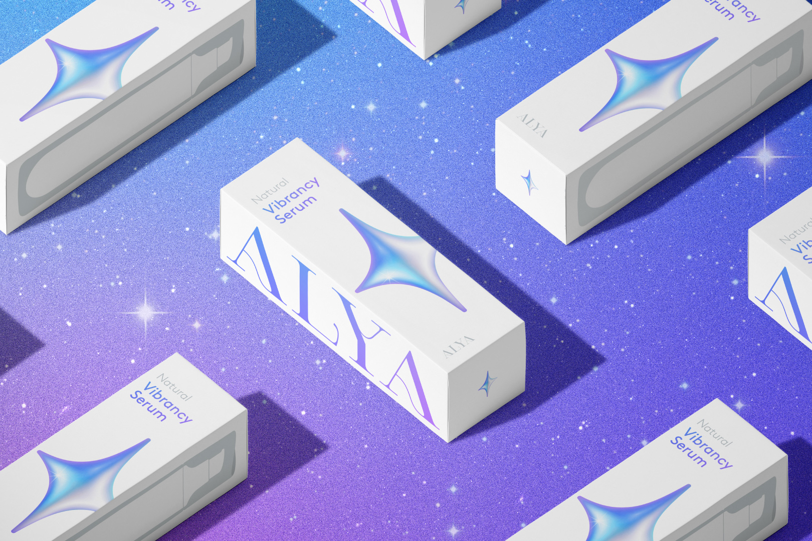 Ethereal Concept Brand and Packaging for Alya Cosmetics by Luna Design