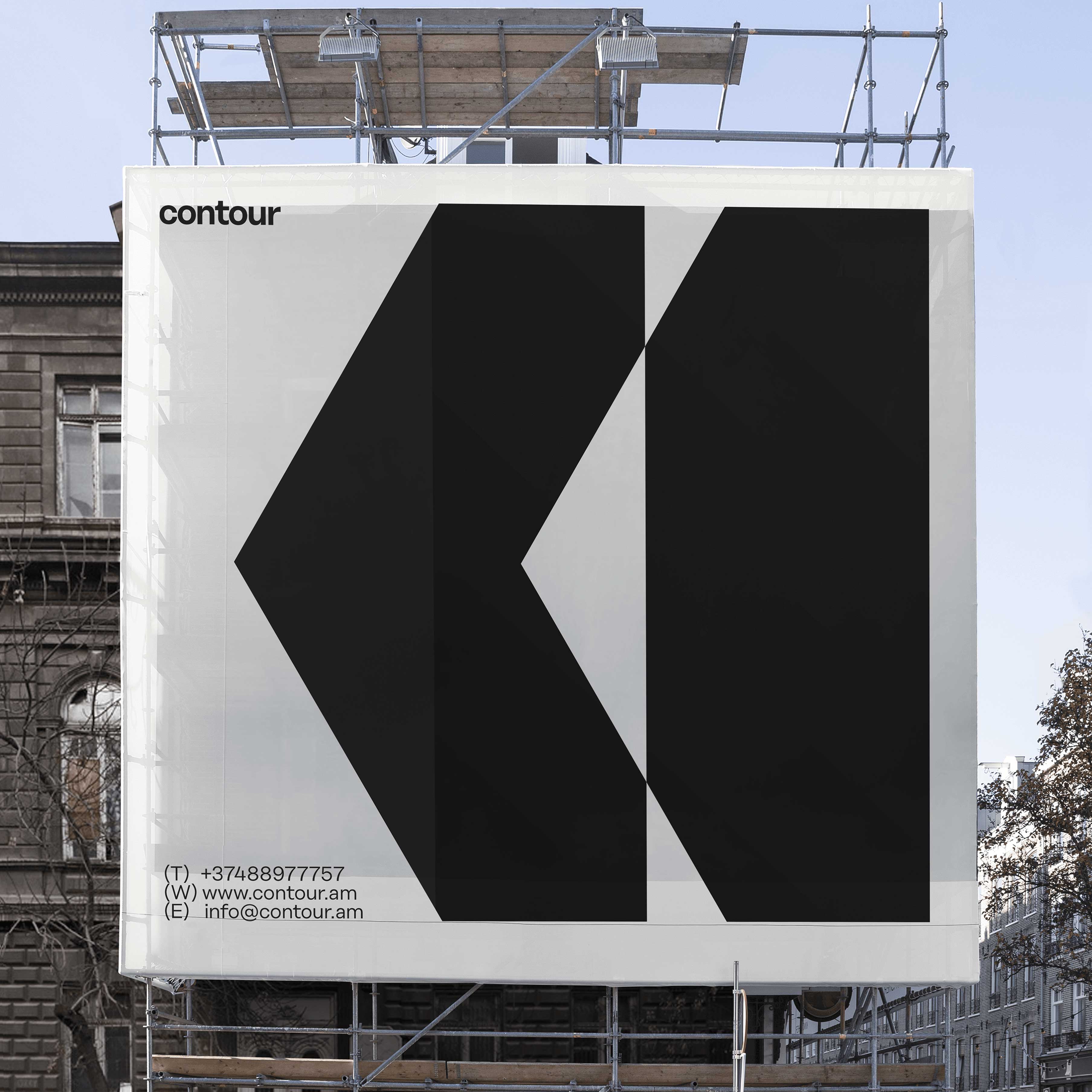 Digital Factory Create Branding for Contour Architecture, Design, and Construction