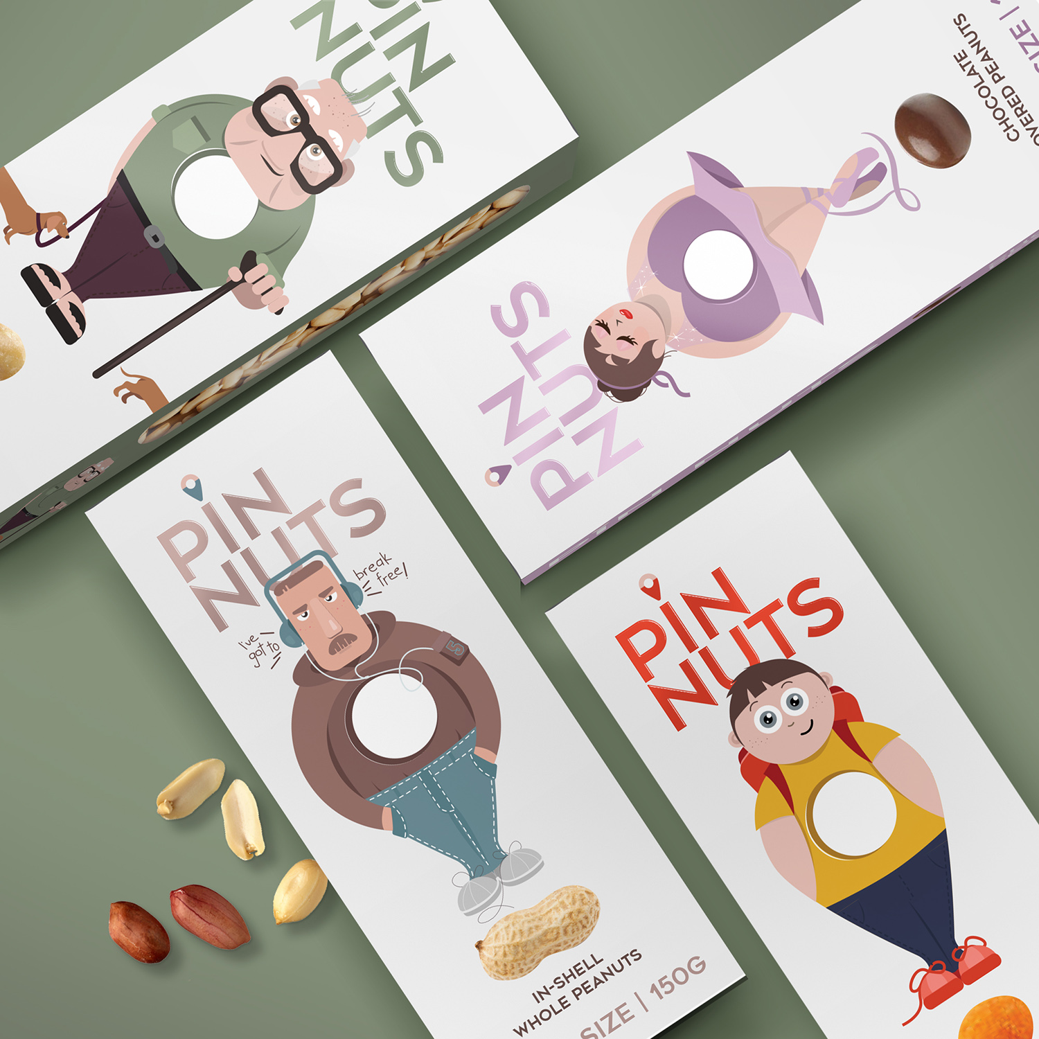 Pin Nuts Packaging Design Concept by Dalibor Smileski