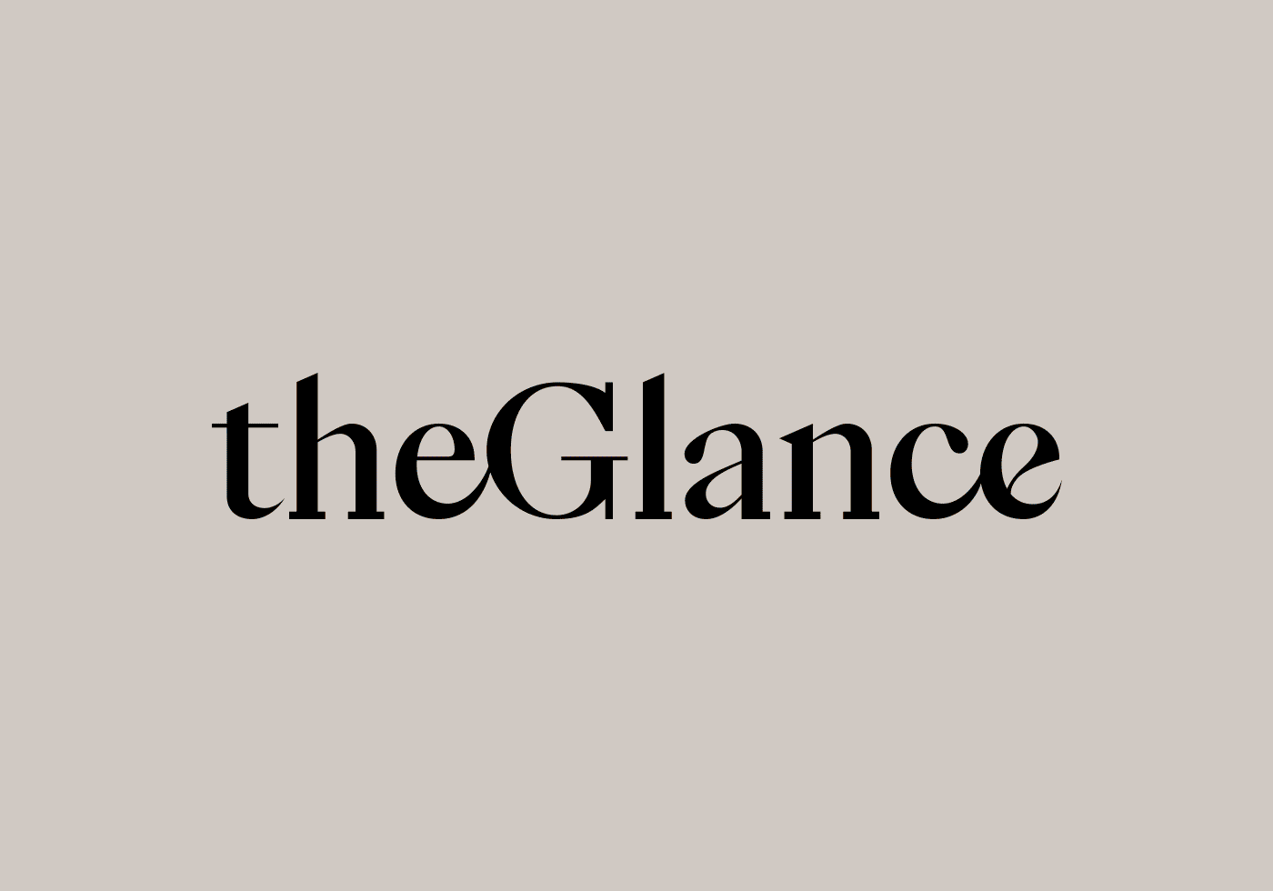 Branding for theGlance Gallery Created by Ted Oliver