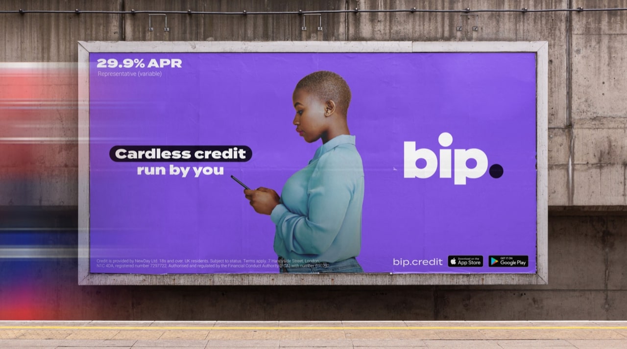 Venturethree Creates Visual and Sonic Identity for NewDay’s Completely Cardless Credit Brand Bip