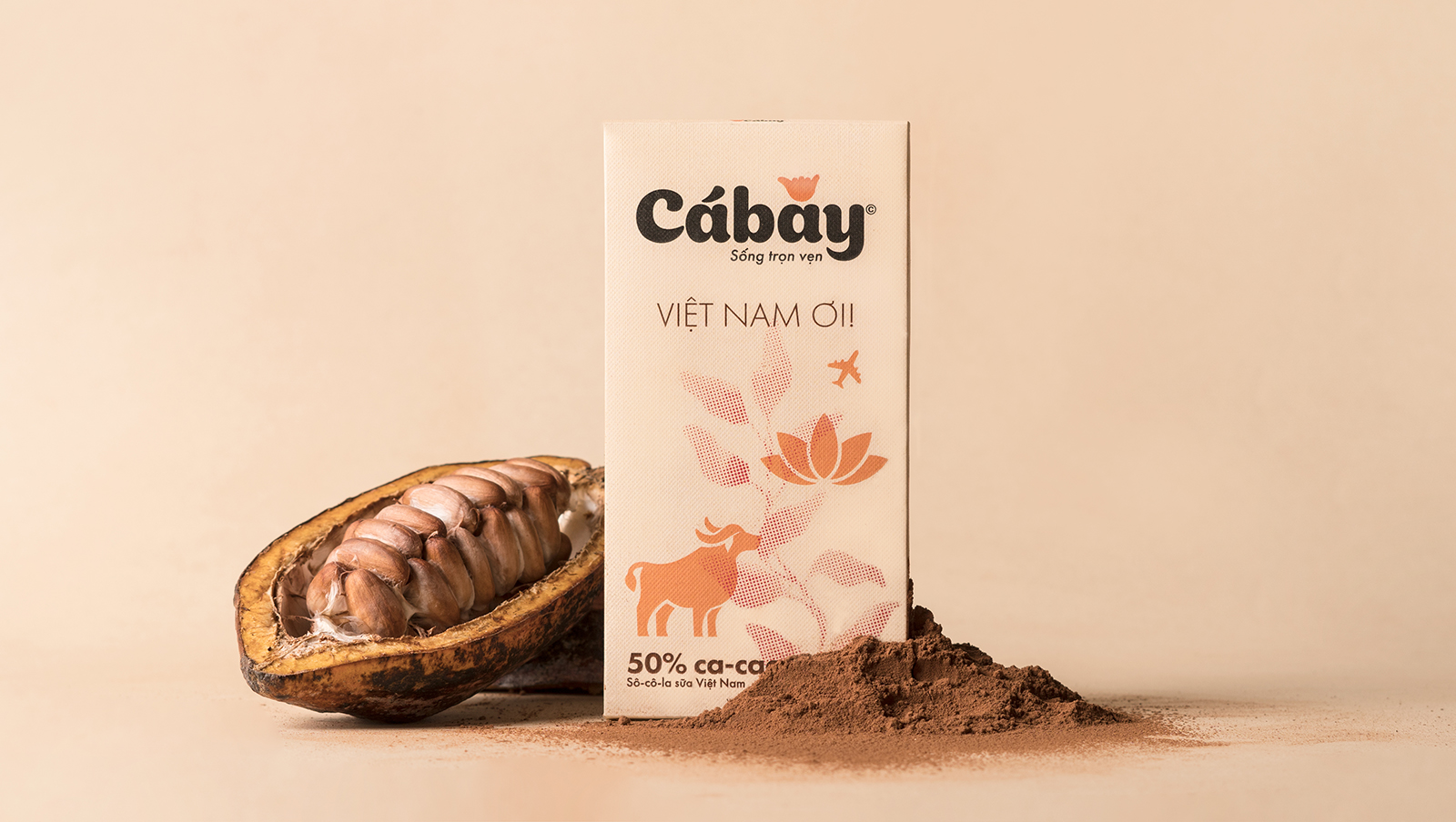 Cá Bay Chocolate Packaging Design by Brand Intheblack