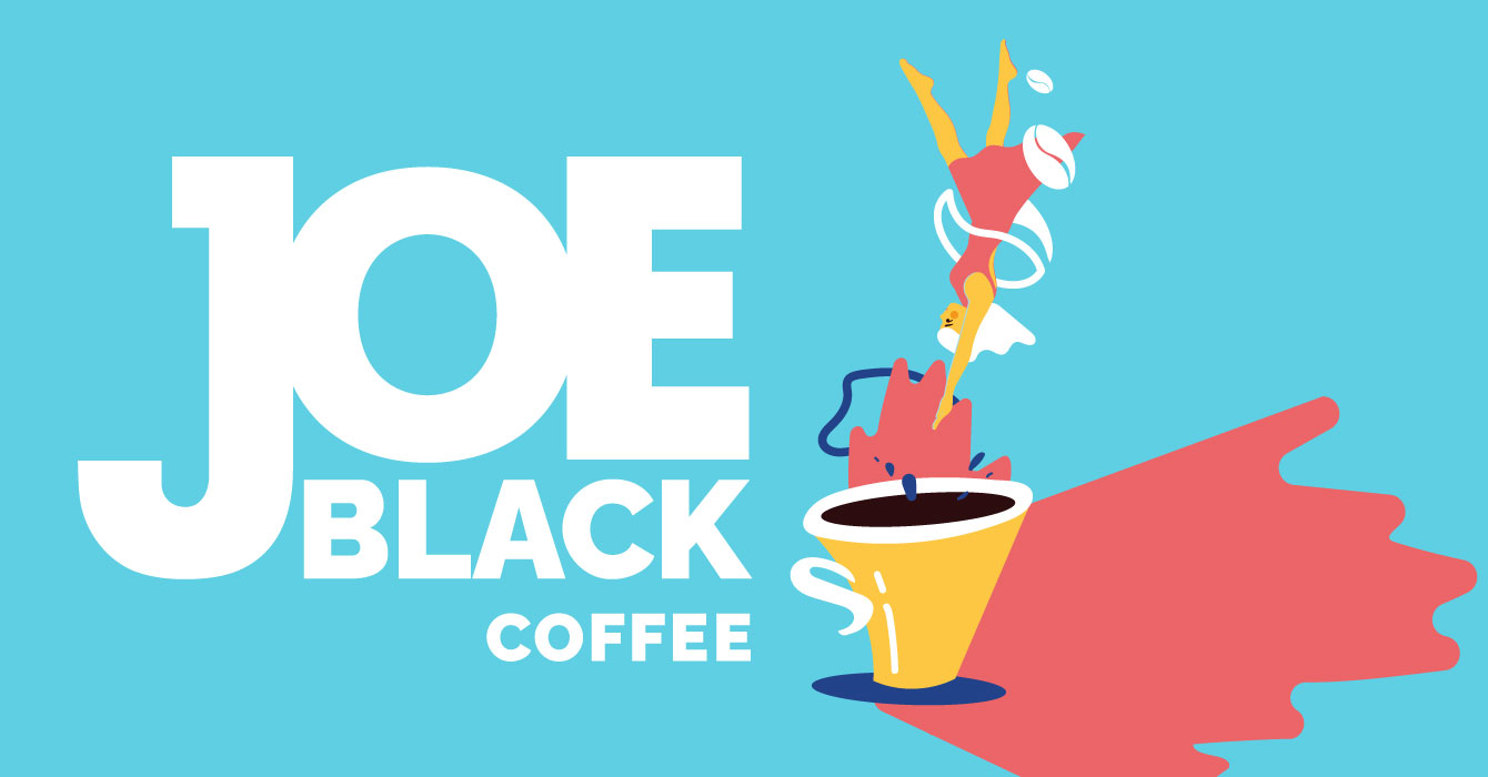 Logo and Packaging for the 3-in-1 Coffee Brand Joe Black by Studio Deza