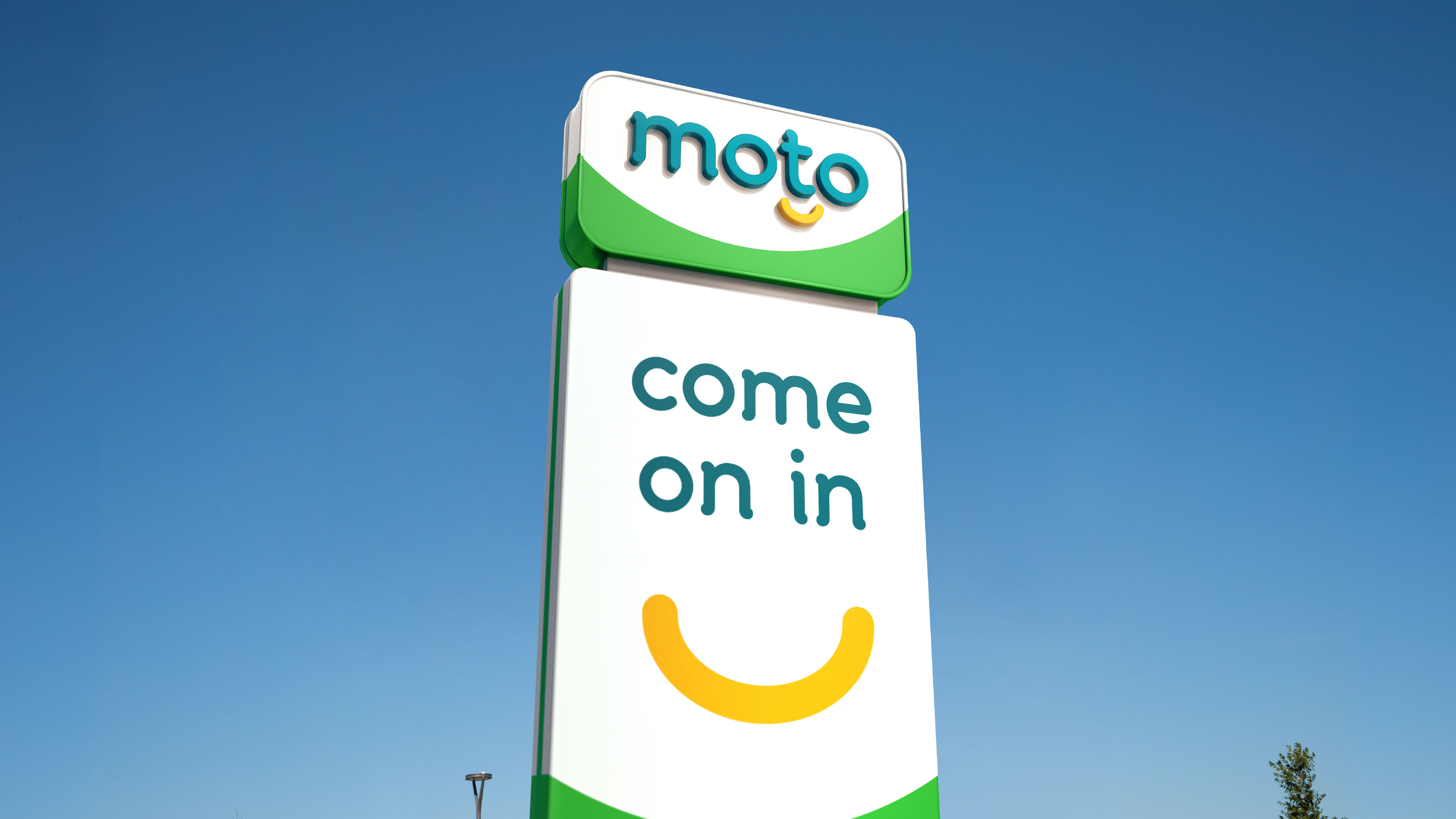 Moto Redefines the Travel Rest Stop Experience With Identity Overhaul