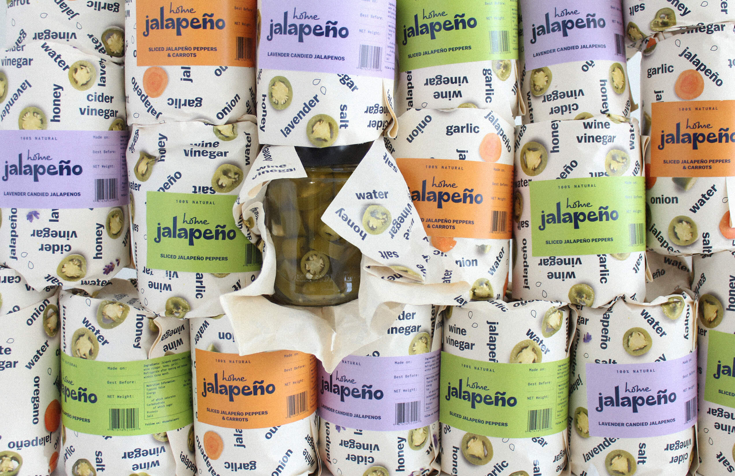 Home Jalapeño Brand and Packaging Design Created by Thisis Peas