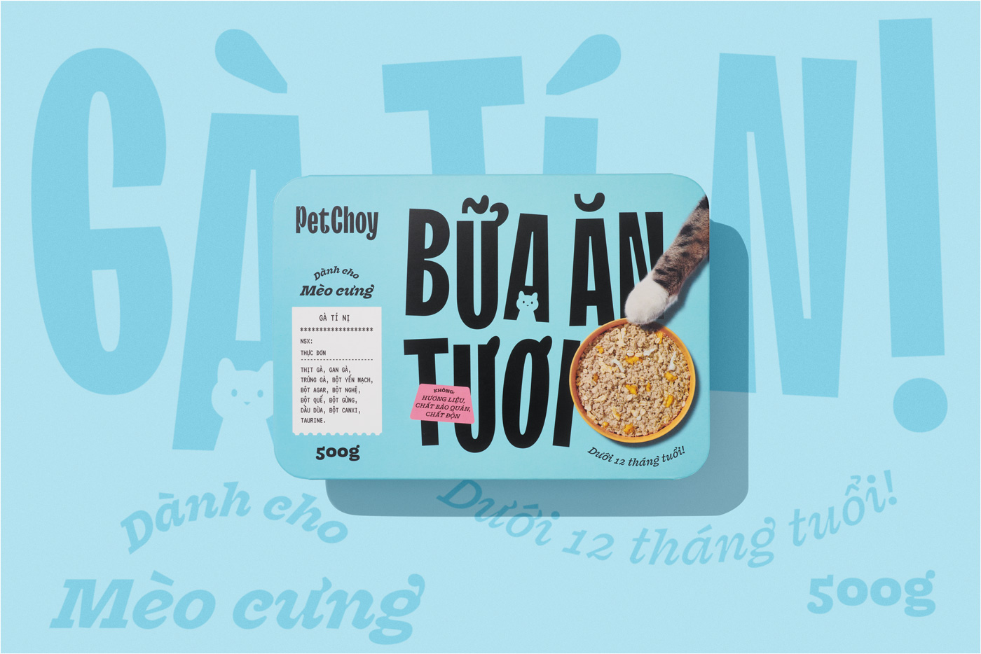 Vietnamese PetChoy Rebranding  and Packaging Design by M – N Associates