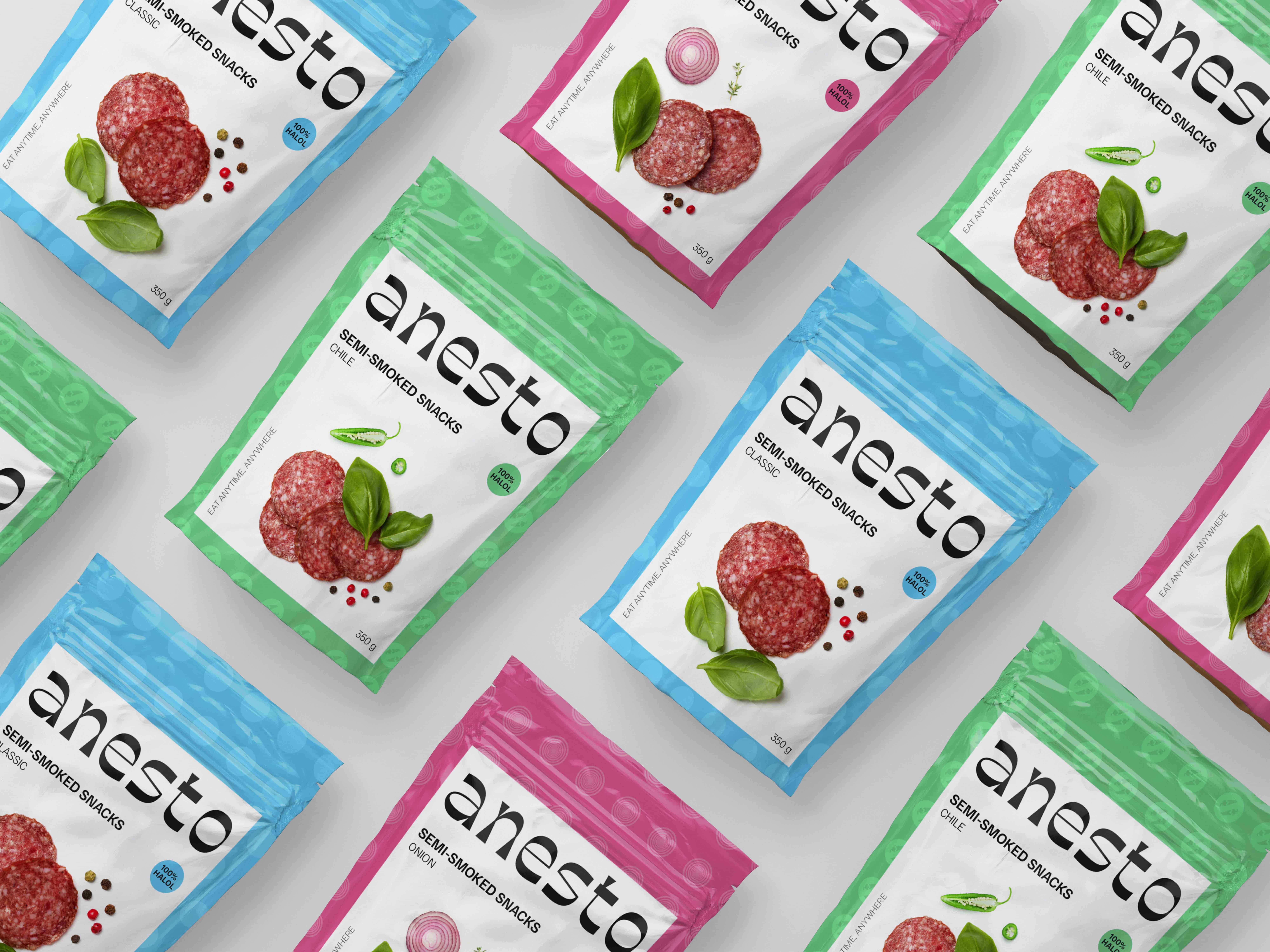 Student Packaging Design for Anesto Meat Snacks