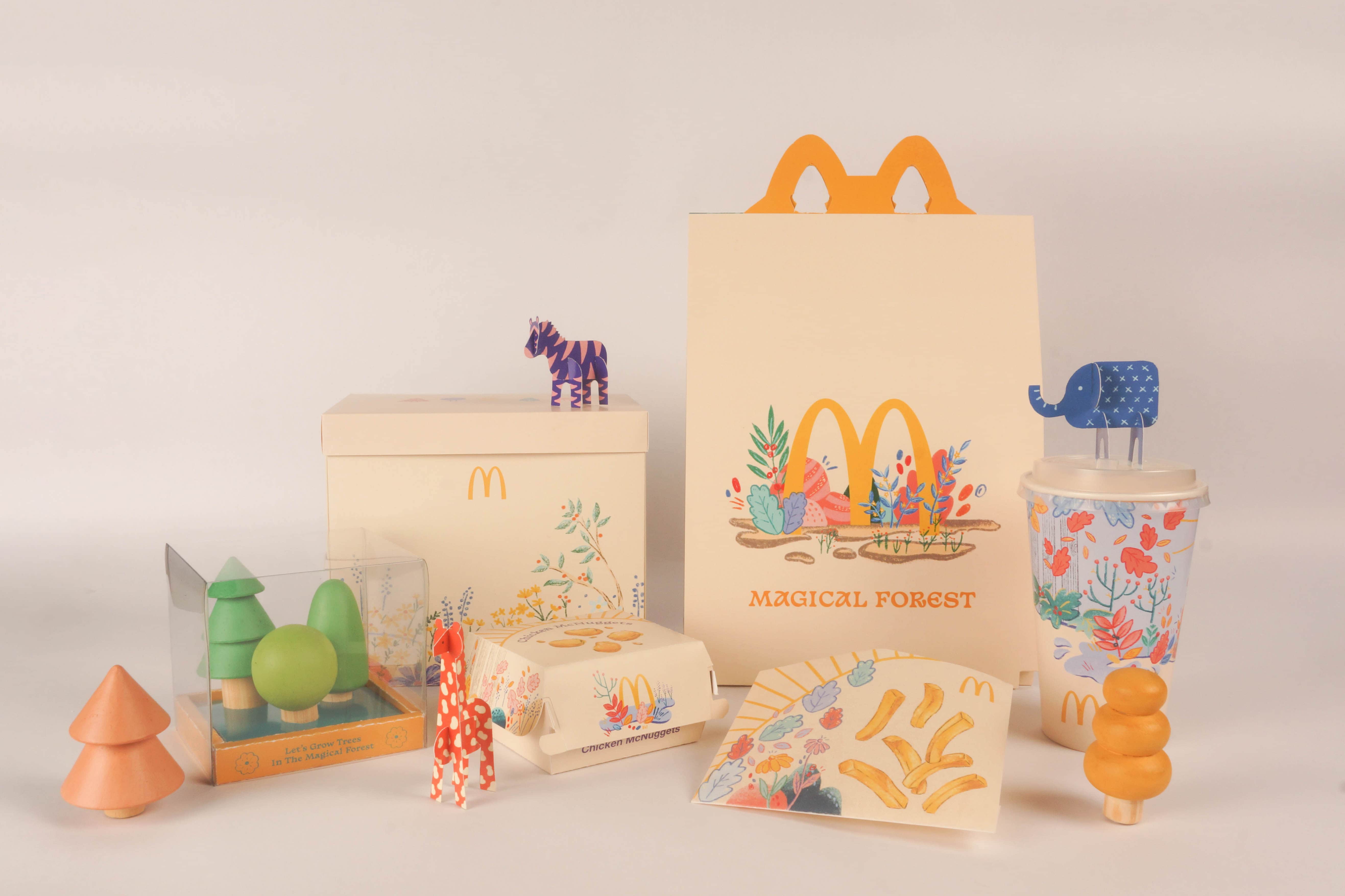 Magical Forest McDonalds Happier Meal Created by Student Regina Lim