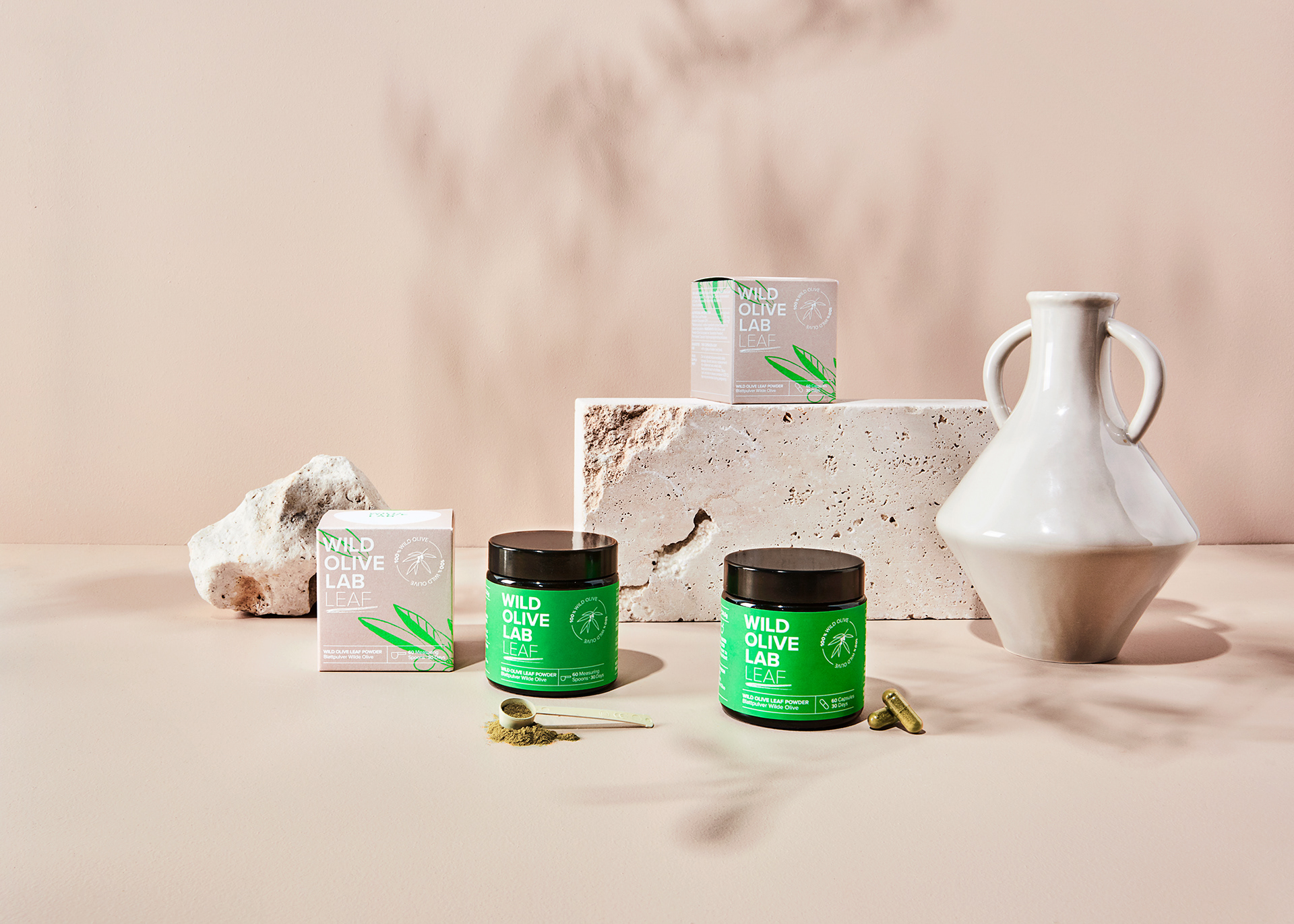 Branding and Packaging for Wild Olive Lab by Design Studio B.O.B