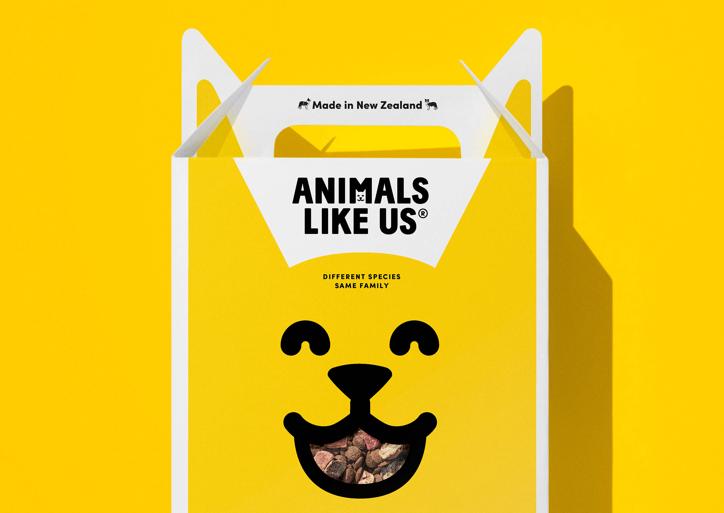 Marx Design Develop Brand Identity and Promotional Material for New Zealand Pet Food Disruptors Animals Like Us