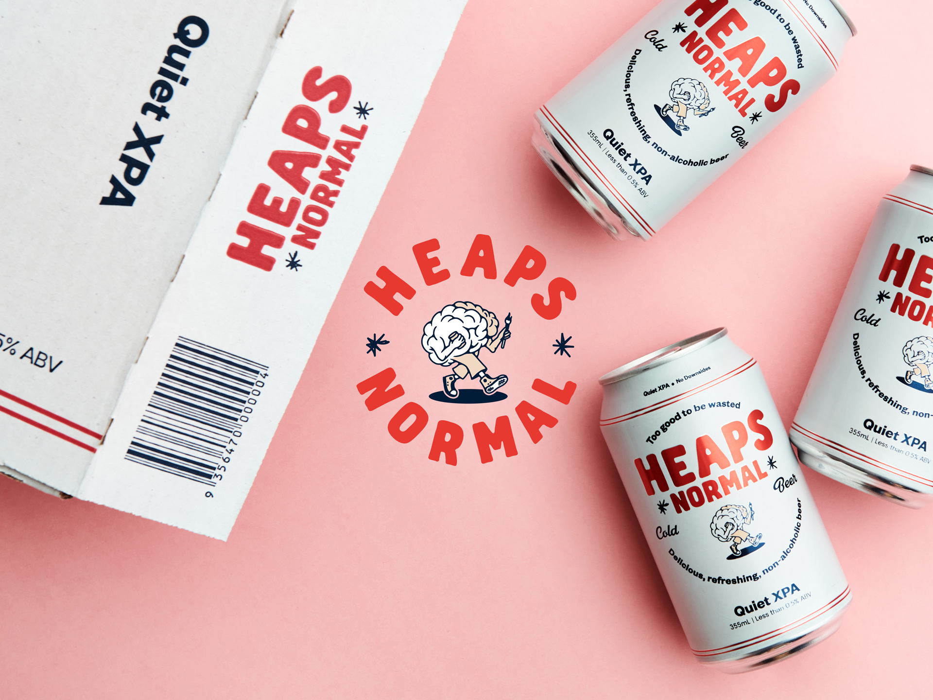 Electric and Analog Create Heaps Normal Cold Beer Branding