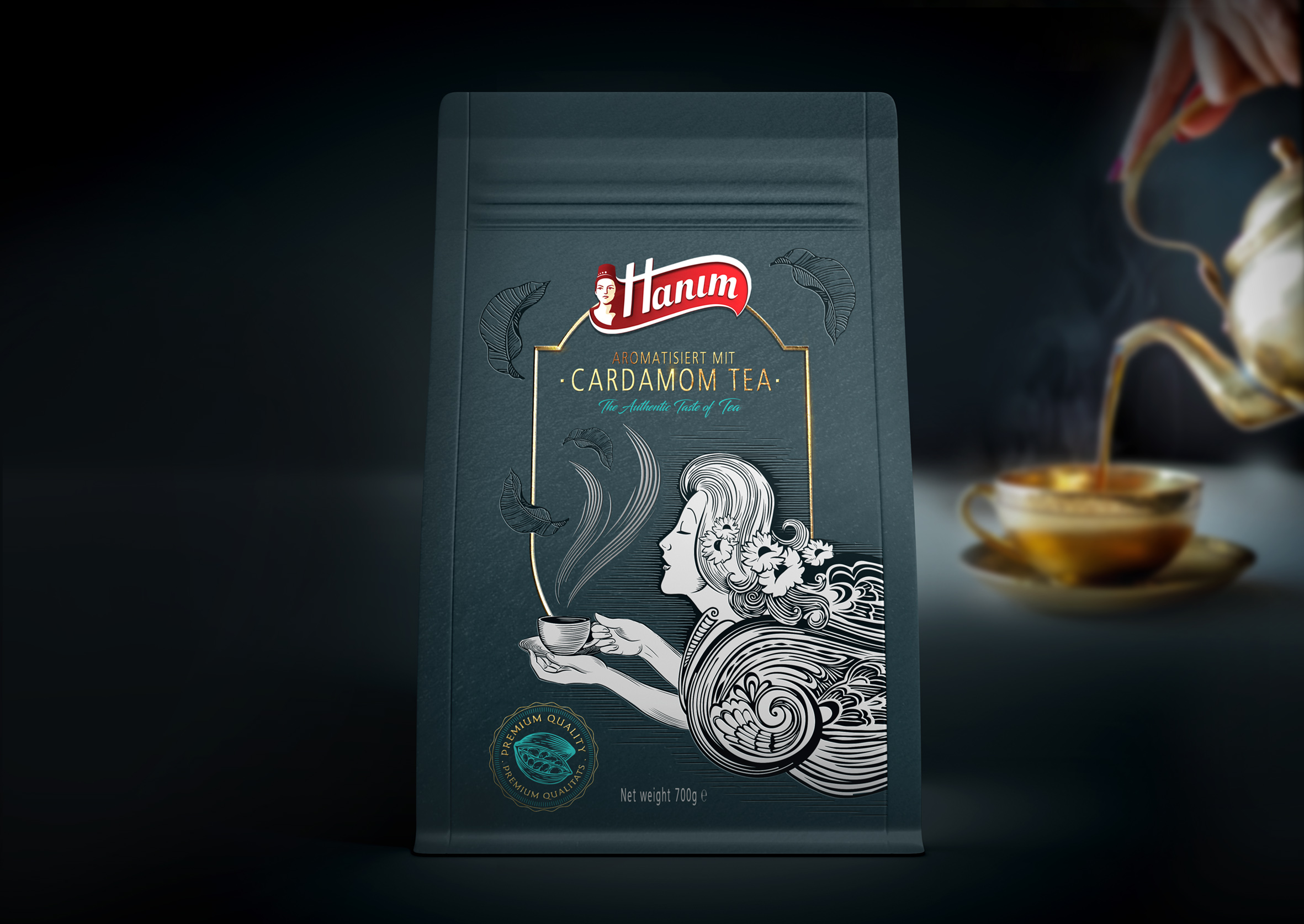 Shadi Dolatshahi Creates Hanim Tea Box Range Packaging Design