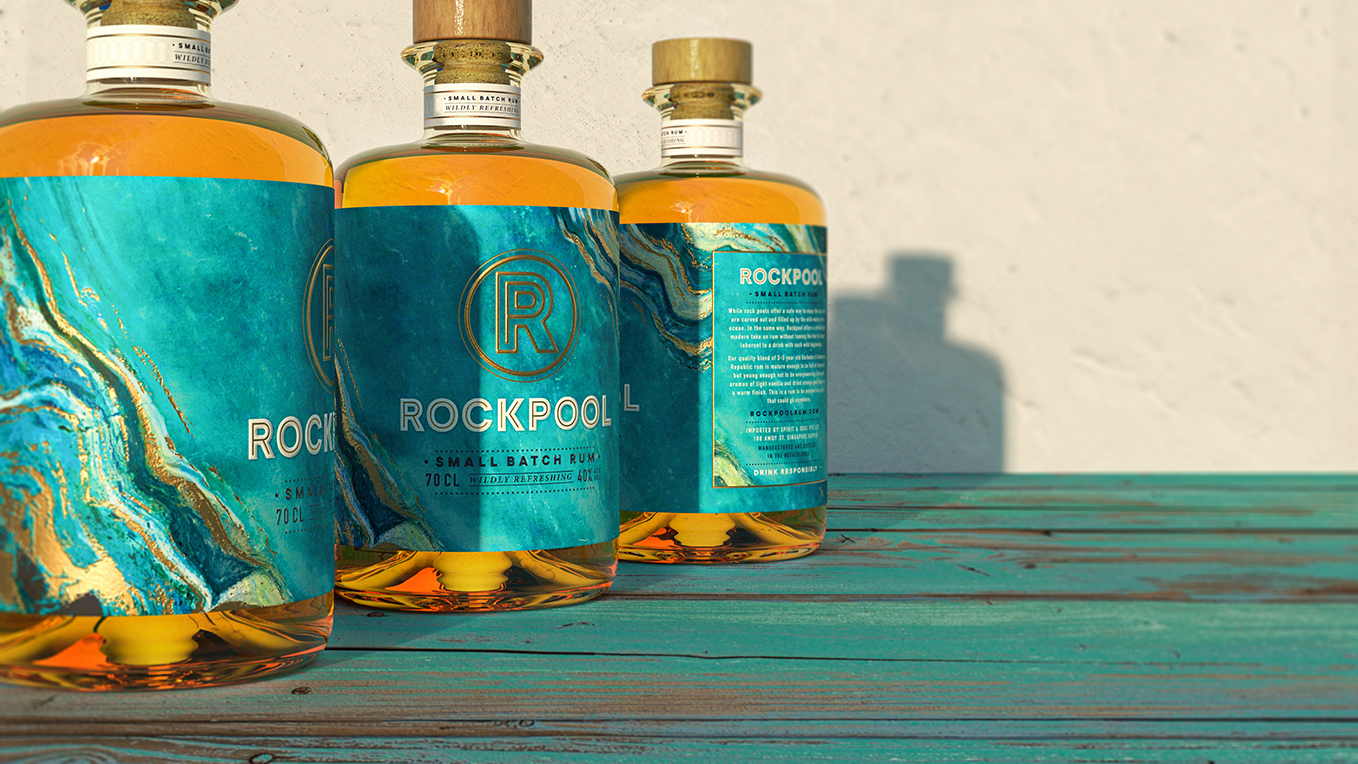 The BlackMoon Studio Creates Brand and Packaging Design for RockPool Rum - World  Brand Design Society