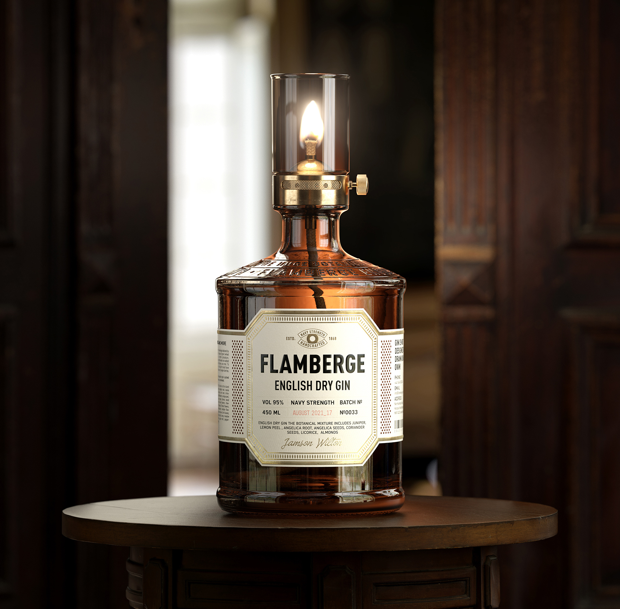 Bolimond Creates Flamberg Gin Packaging Design World Brand Design Society