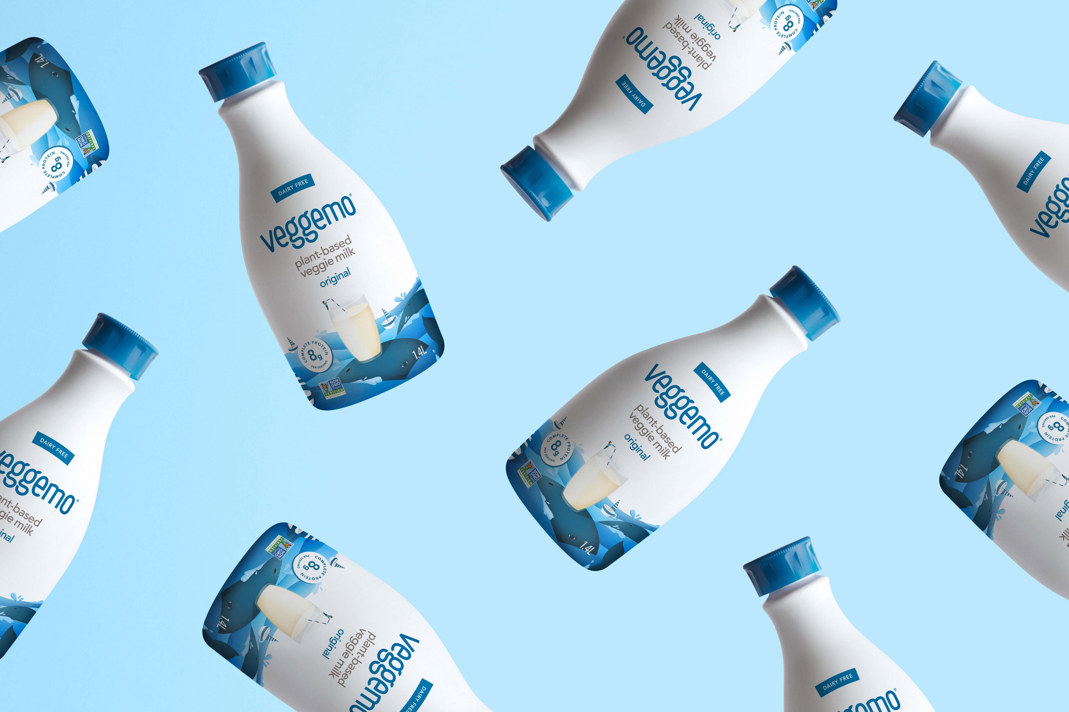 Non-Dairy Milk Veggemo Branding and Packaging Design by Pendo
