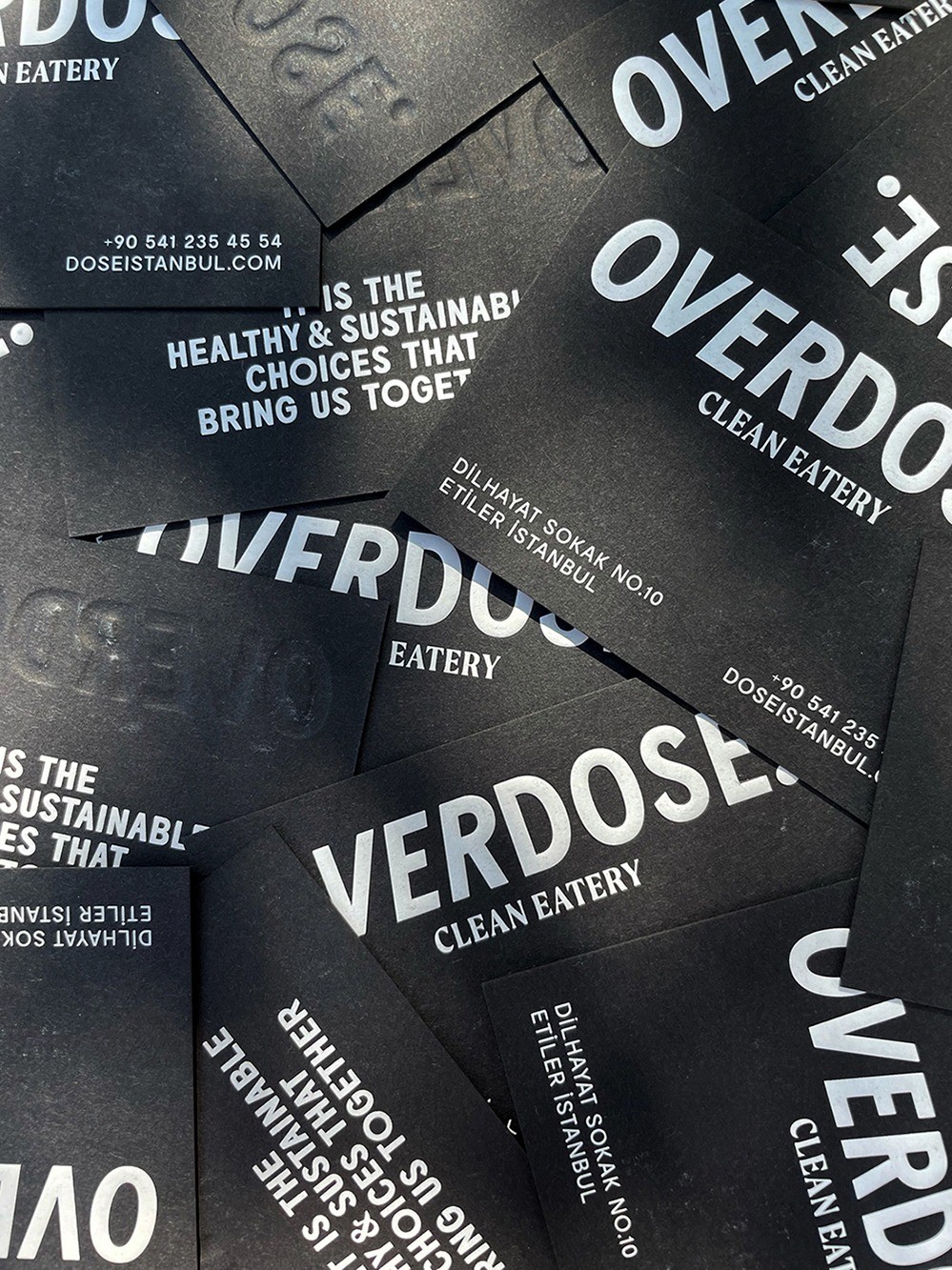 Atelier Nese Nogay Creates Overdose Cafe Branding