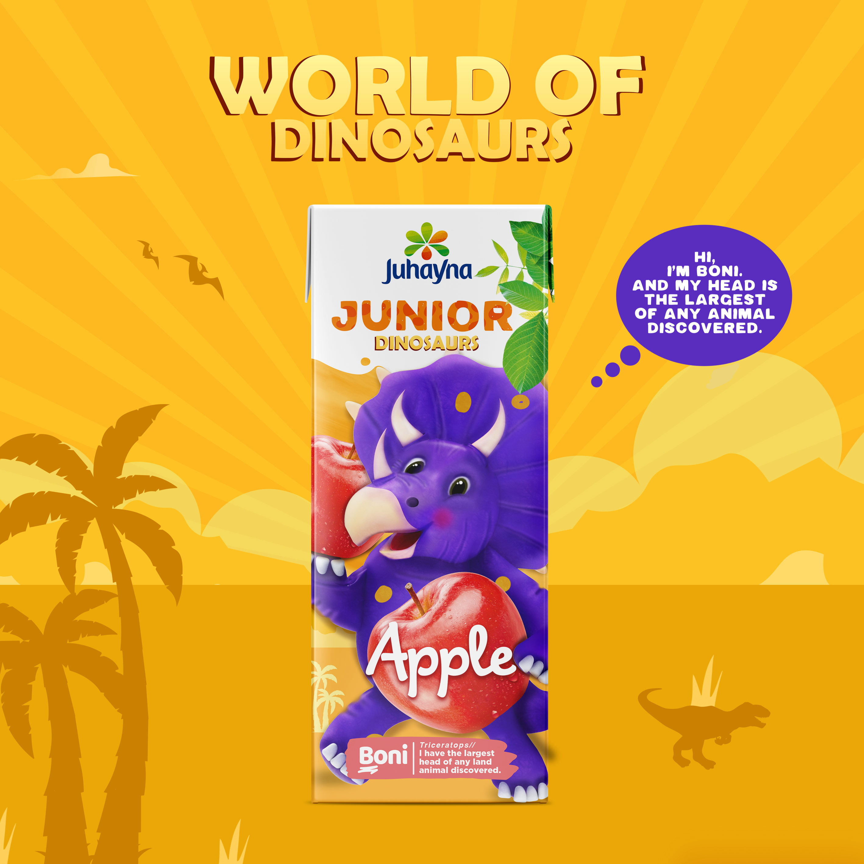 Plush Studios eg Creates Juhayna Junior Kids Juice Packaging Design