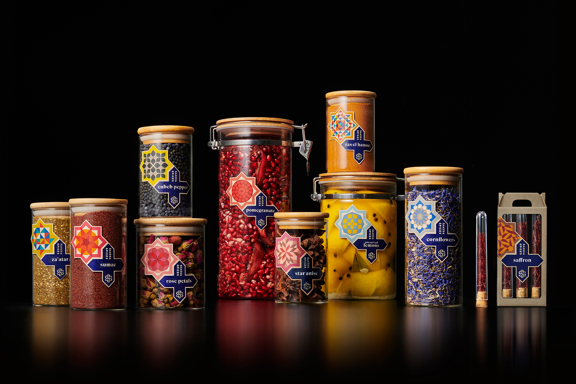 Harcus Design Creates Branding and Packaging Design for Sands & Spices Moroccan Condiments