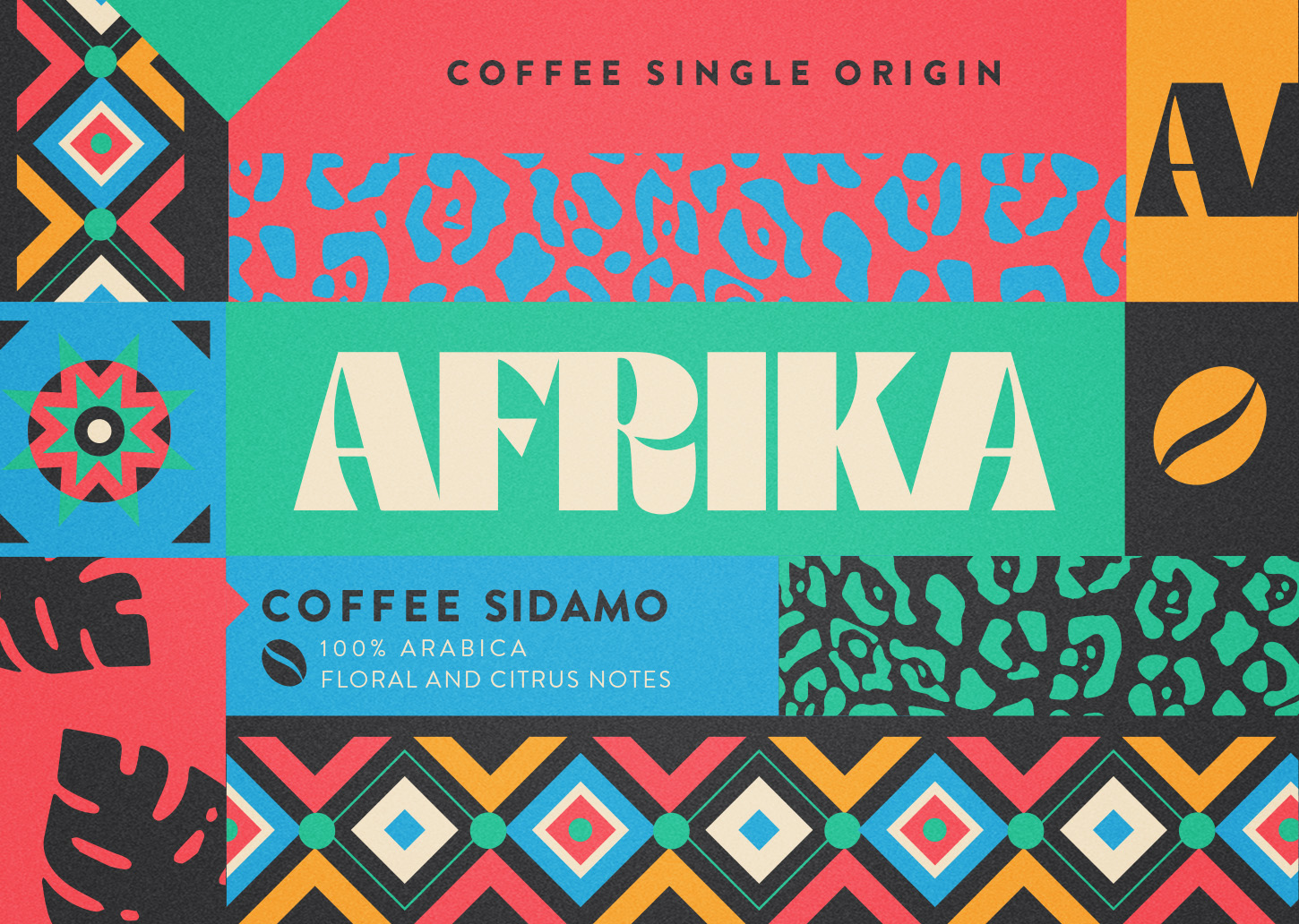 Packaging Design for Afrika Coffee Single Origin by Emi Renzi