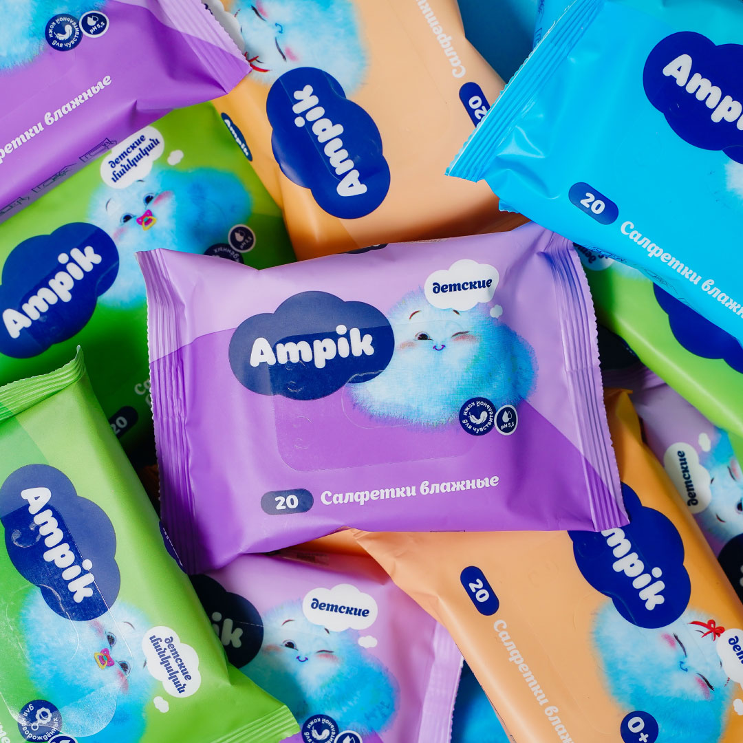 Indigo Branding Creates Ampik Hygiene Products Packaging Design