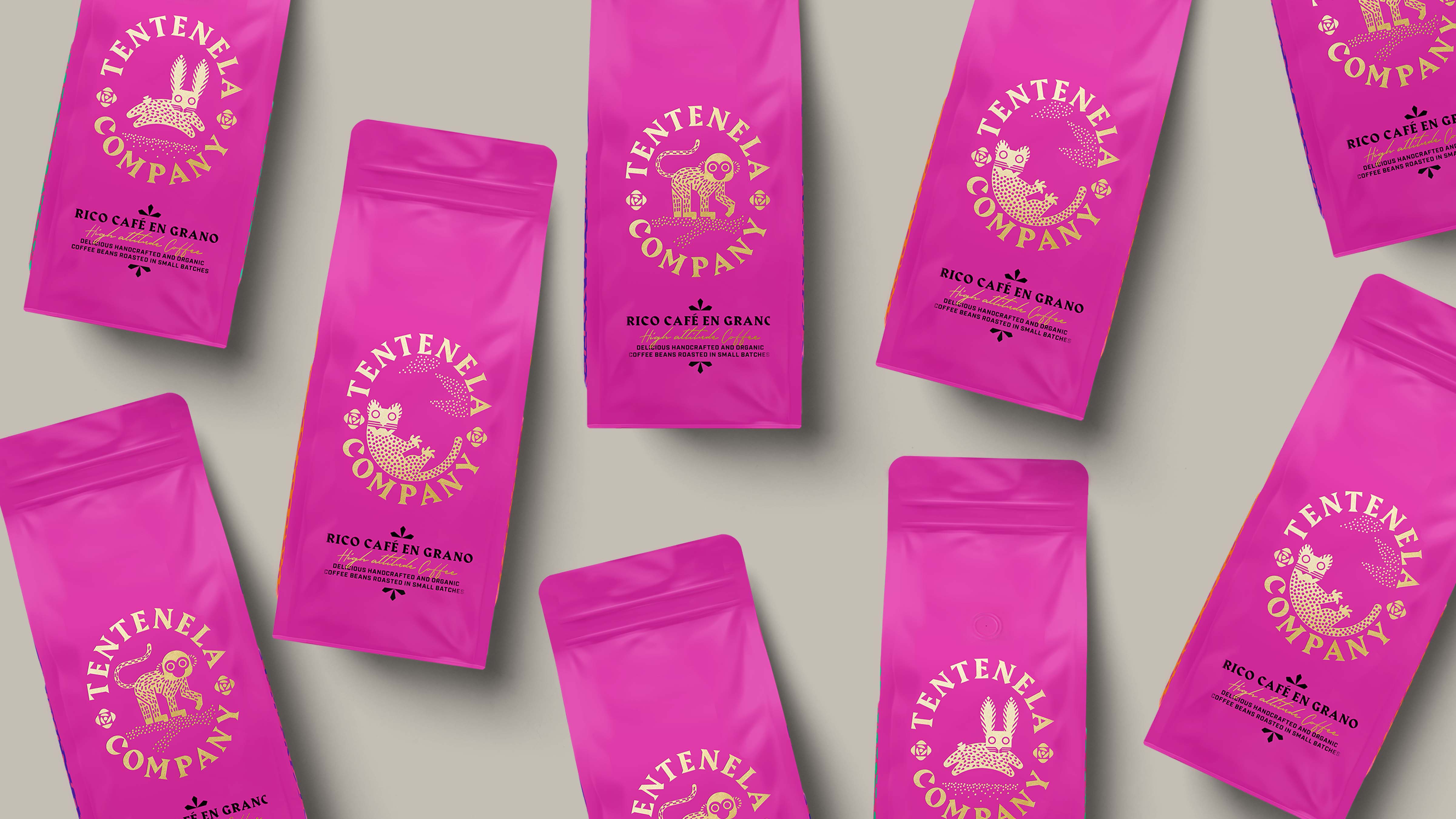 Mamba Studio Creates Tentenela Gourmet Coffee Brand and Packaging Design