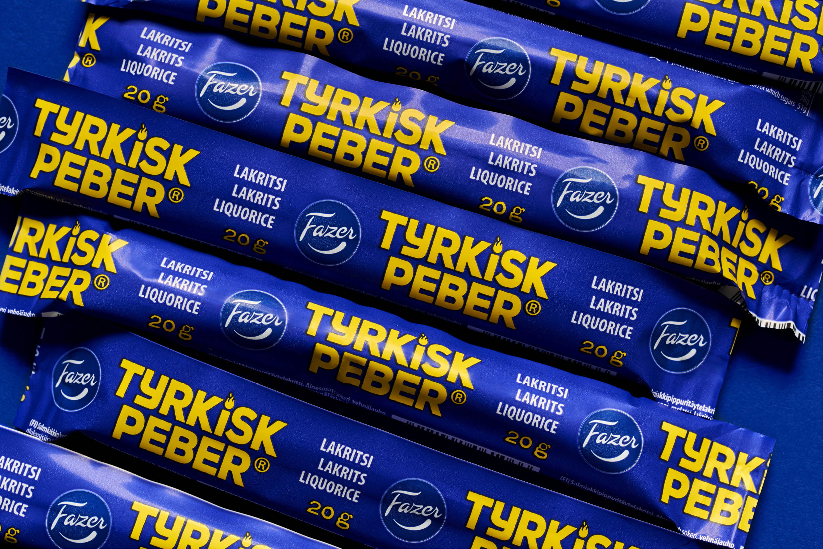 Rebranding for Fazer Tyrkisk Peber by Kuudes