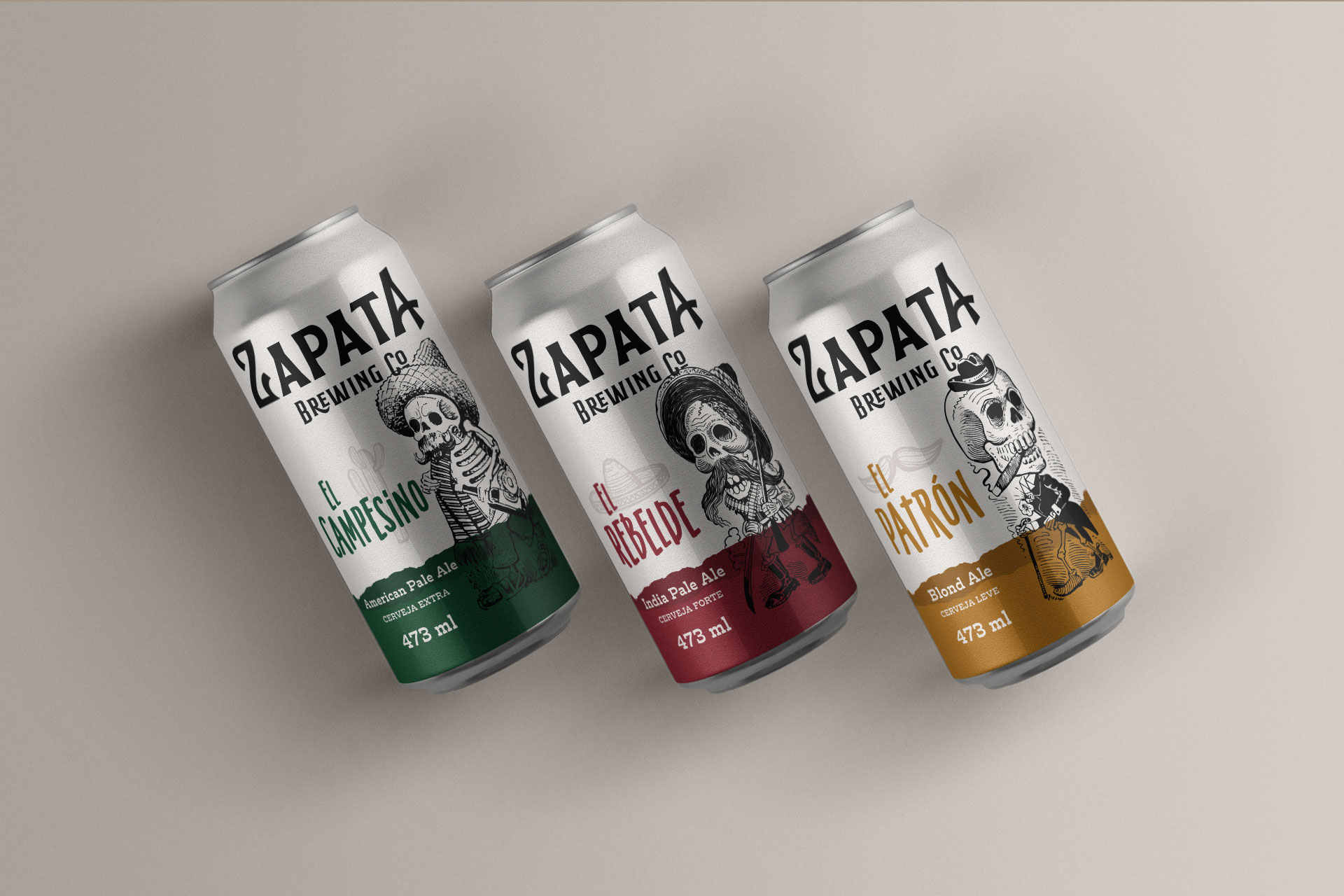 Zapata Brewing Co. Beer Concept Design by Azteca Design