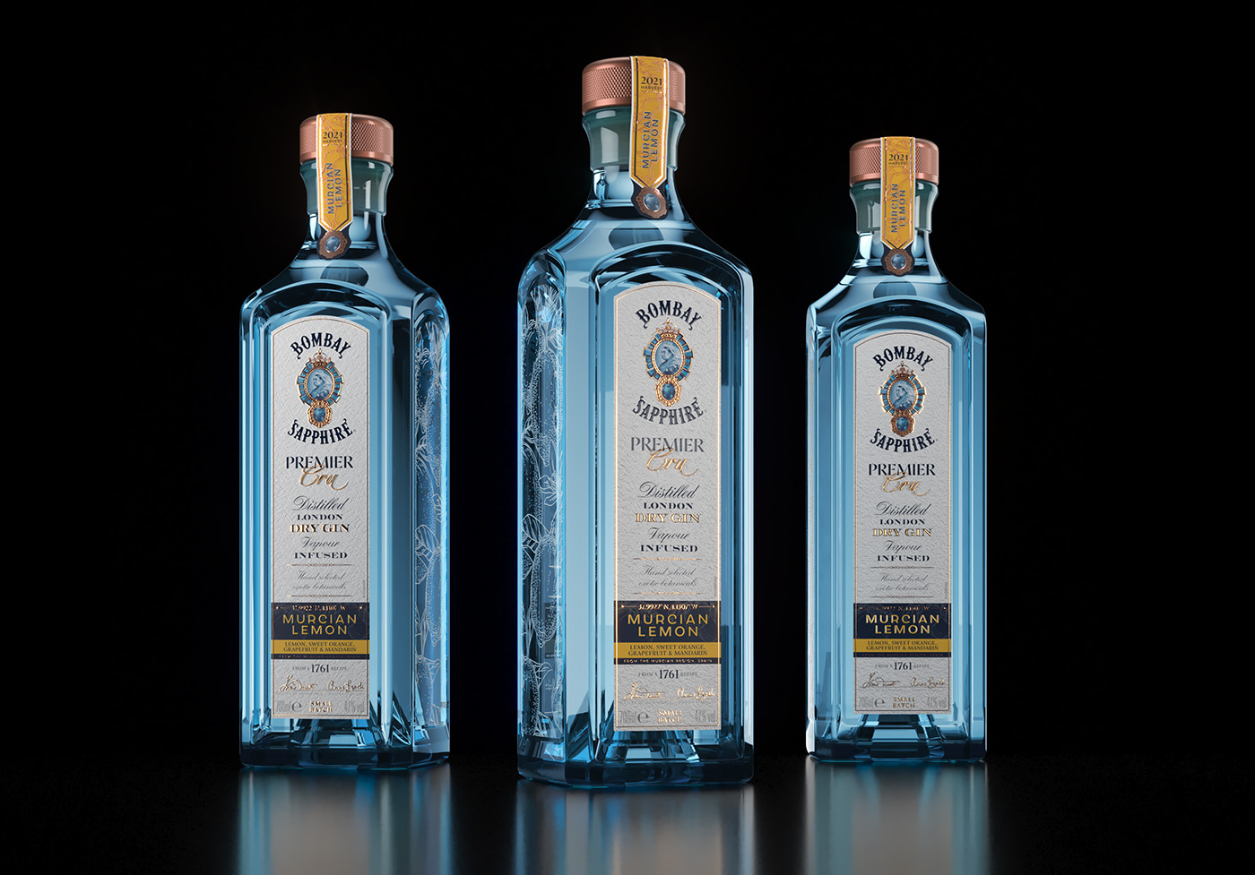 Bombay Sapphire Premier Cru Murcian Lemon Radiates with Super-Premium Elegance Created by Knockout