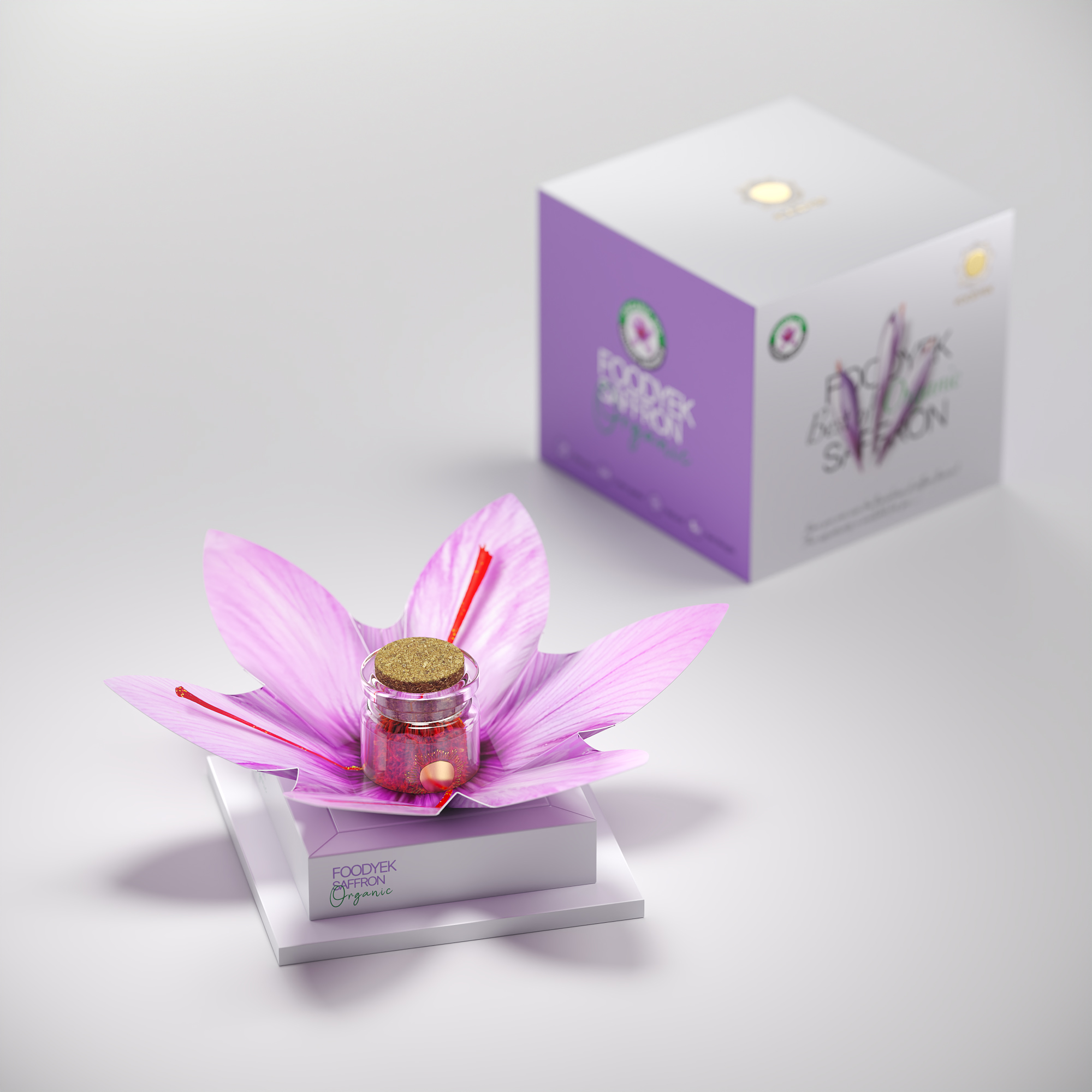 Foodyek Saffron Packaging Design