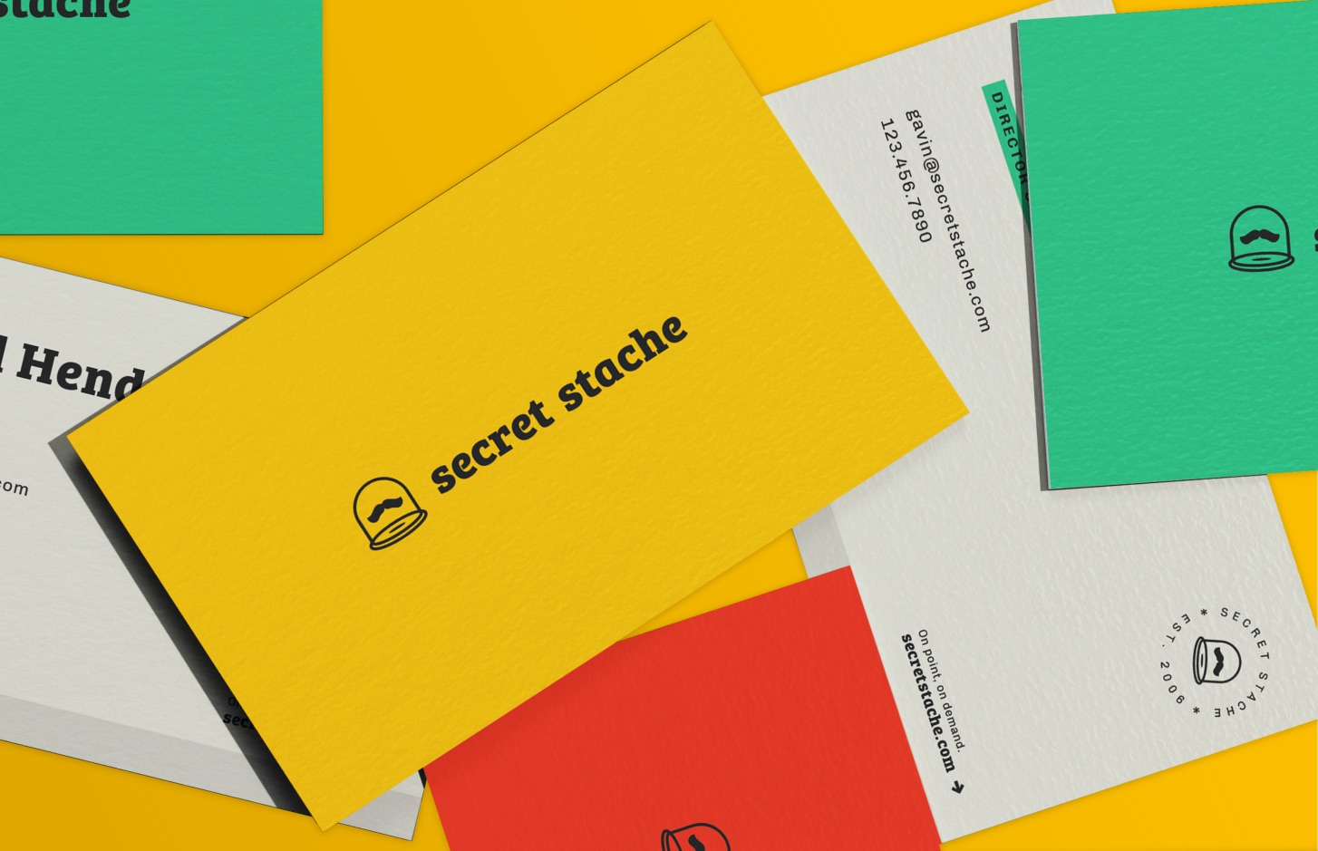 Secret Stache – a Web Development Brand Dressed to Impress Creative Agencies