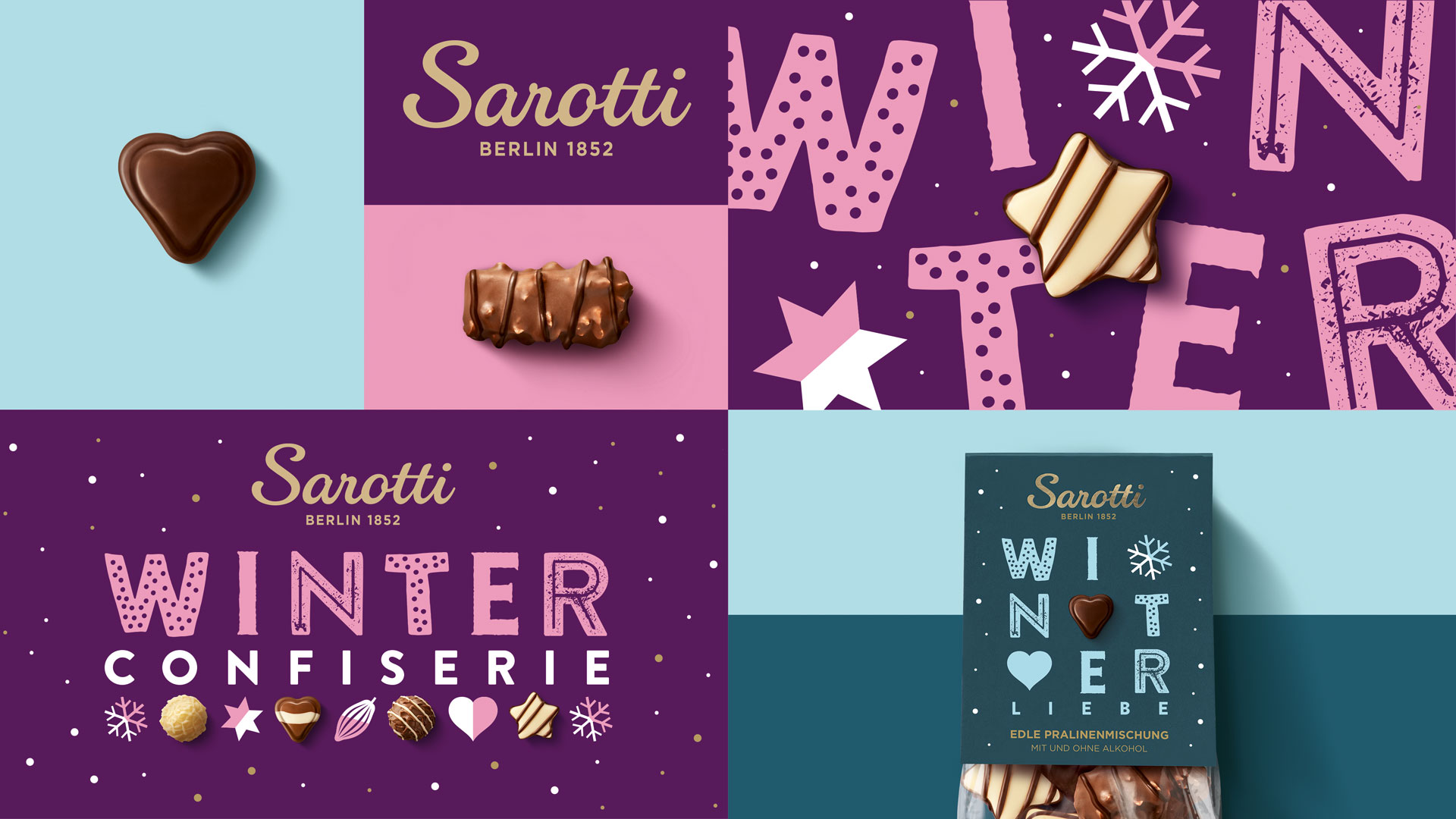 Sarotti’s Winter Confiserie Packaging Design by Hajok Design