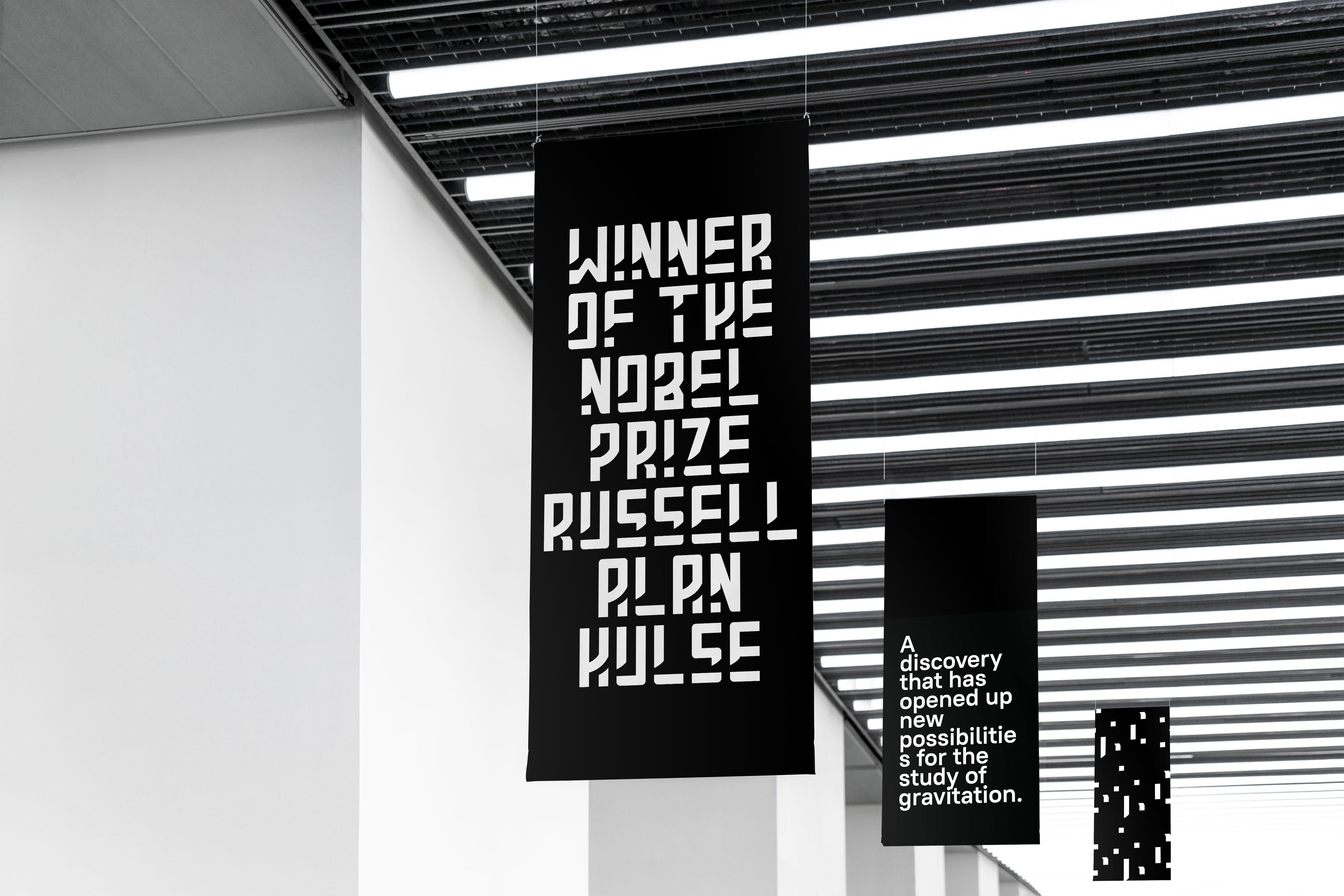 Visual Identity for ”Russell Alan Hulse” Exhibition